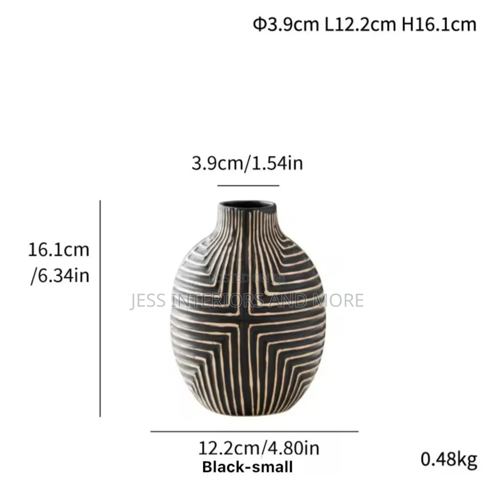 Stripe Vase Set
