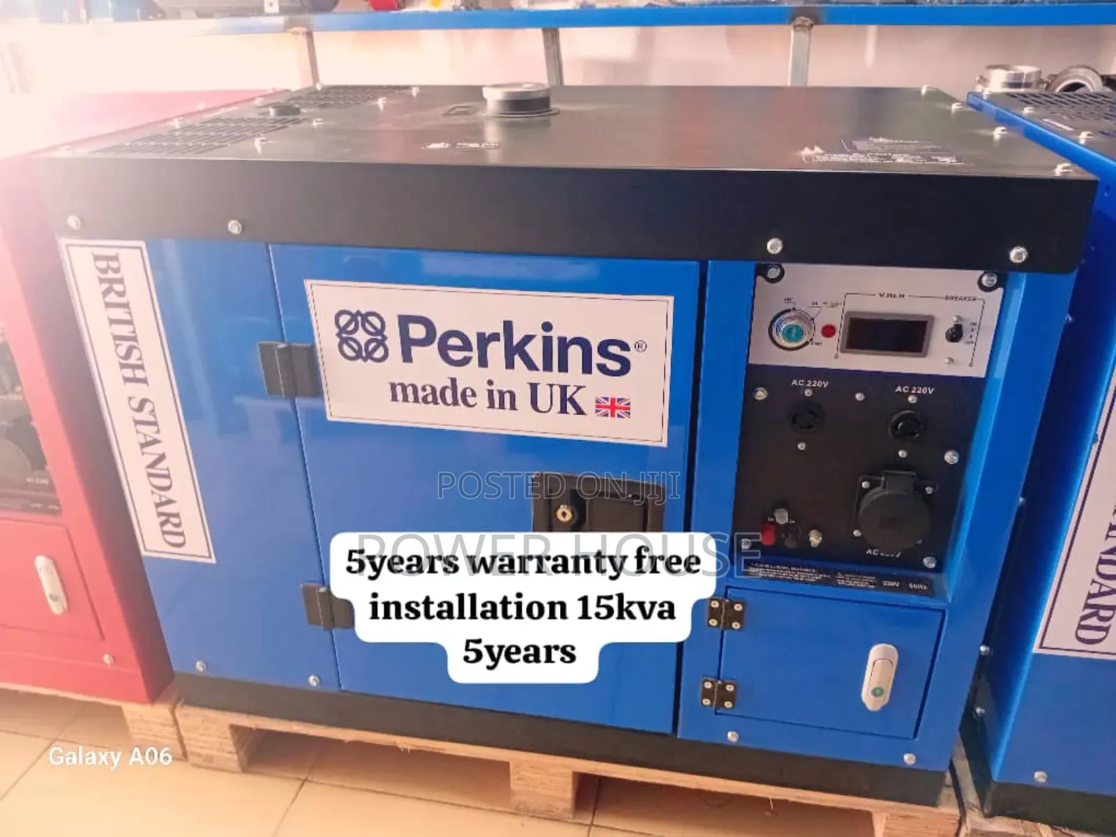 Lumina Voltara Amp 15kva 16500watts Perkins Diesel Generator