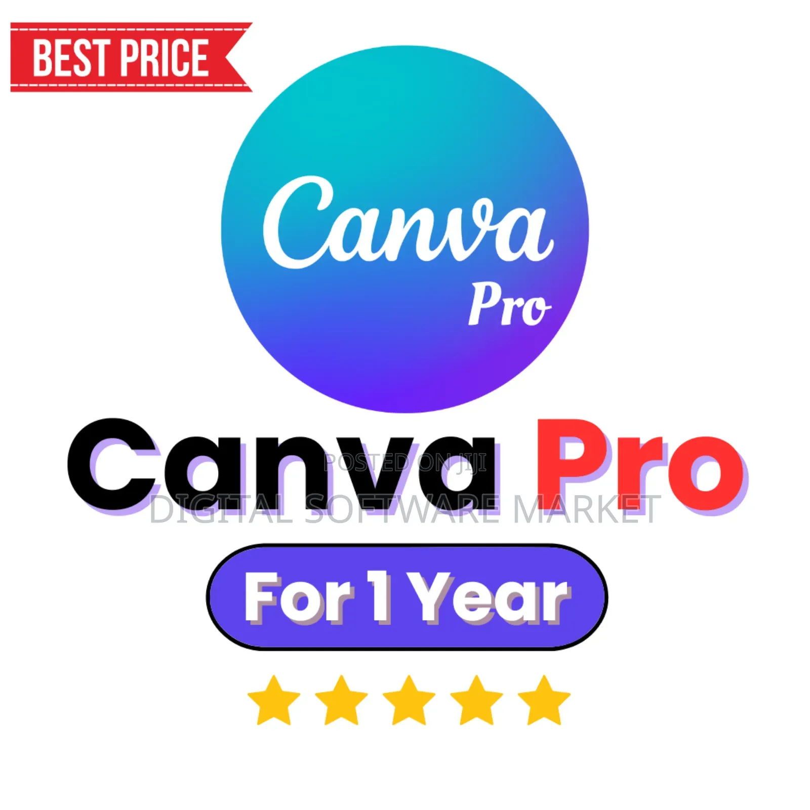 Canva 1 Year Subscription Win/Mac