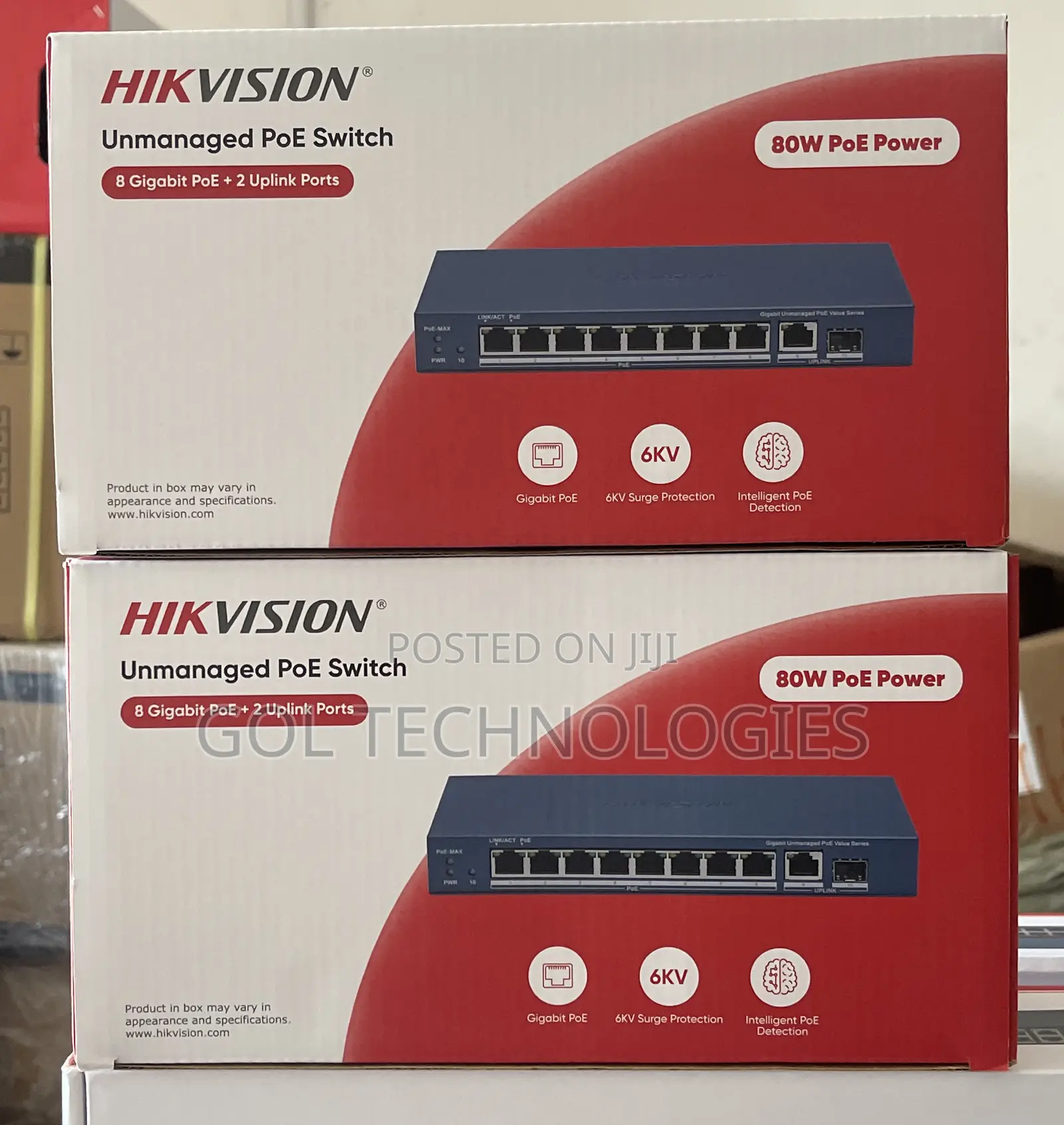 Hikvision Unmanaged Poe Switch Ds-3e0510p Ethernet Switch