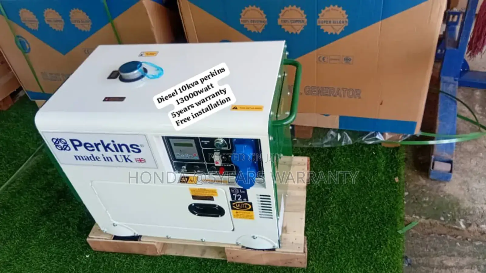 Energy Technologies Perkins Generator 10kva 13000watt Diesel