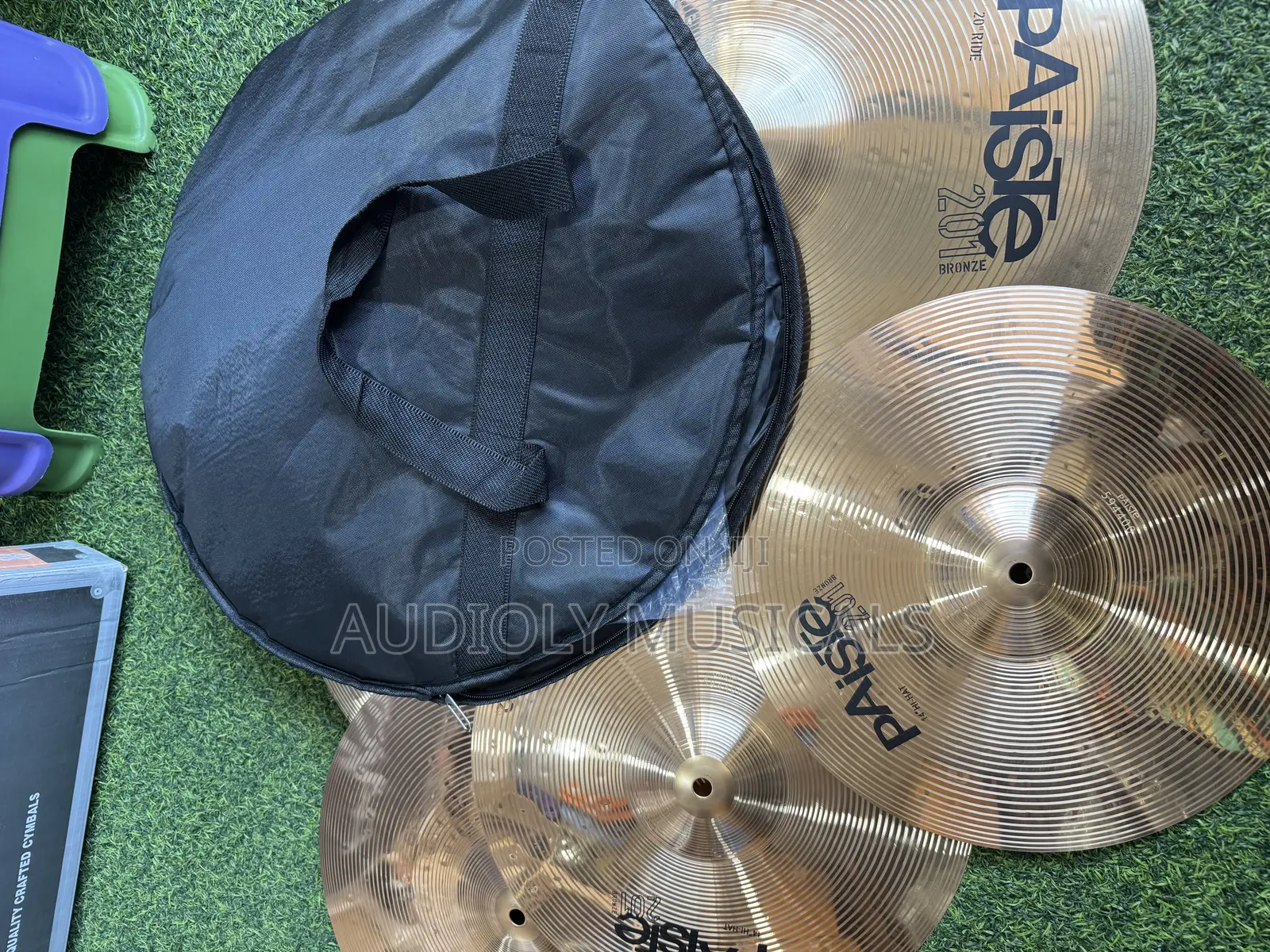 Paiste 4set Cymbals 20”18”16 14” Hihat Ride , Splash,