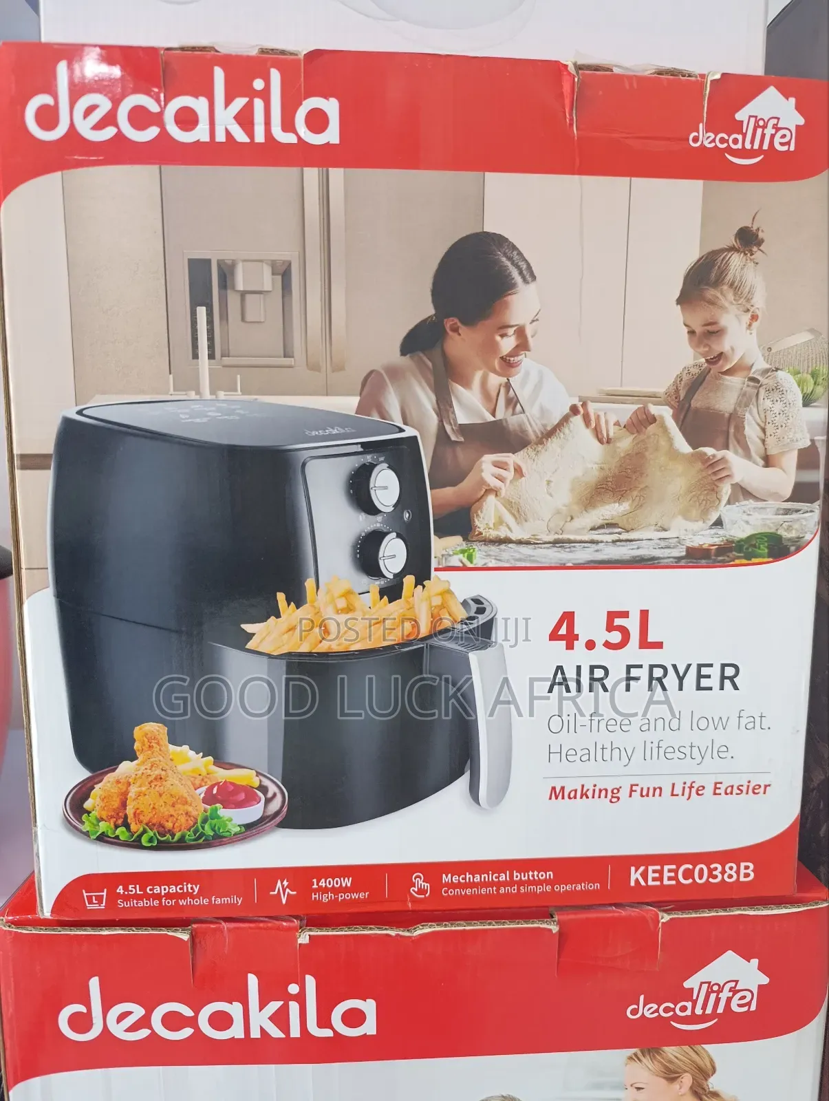 Decakila 4.5l Air Frye