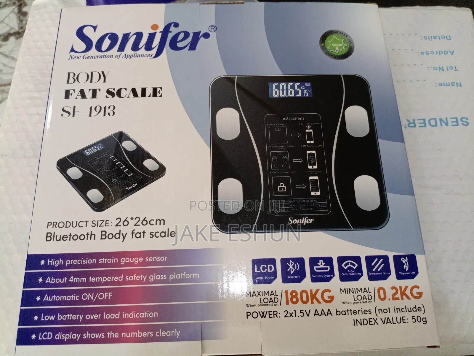 Bluetooth Digital Body Fat Scale