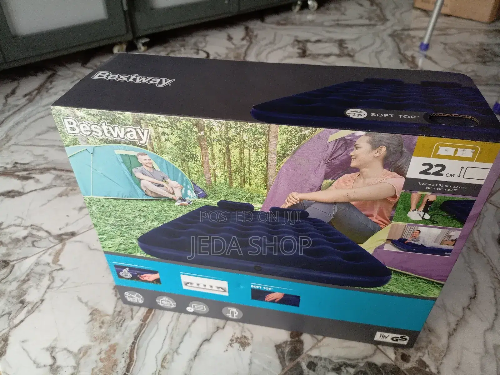 Durable Airbed With Pump