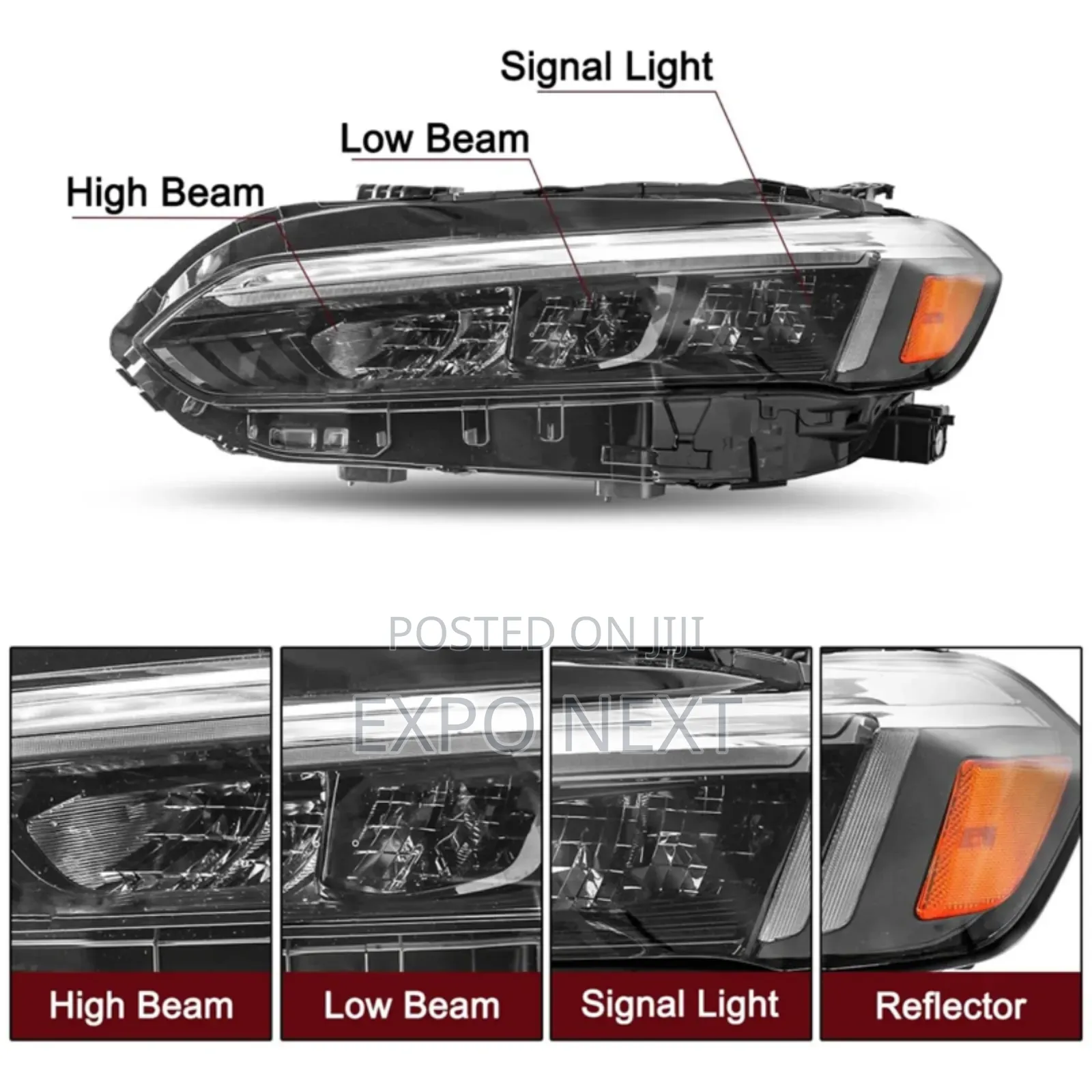 Honda Civic 2022- 2024 Led Headlight