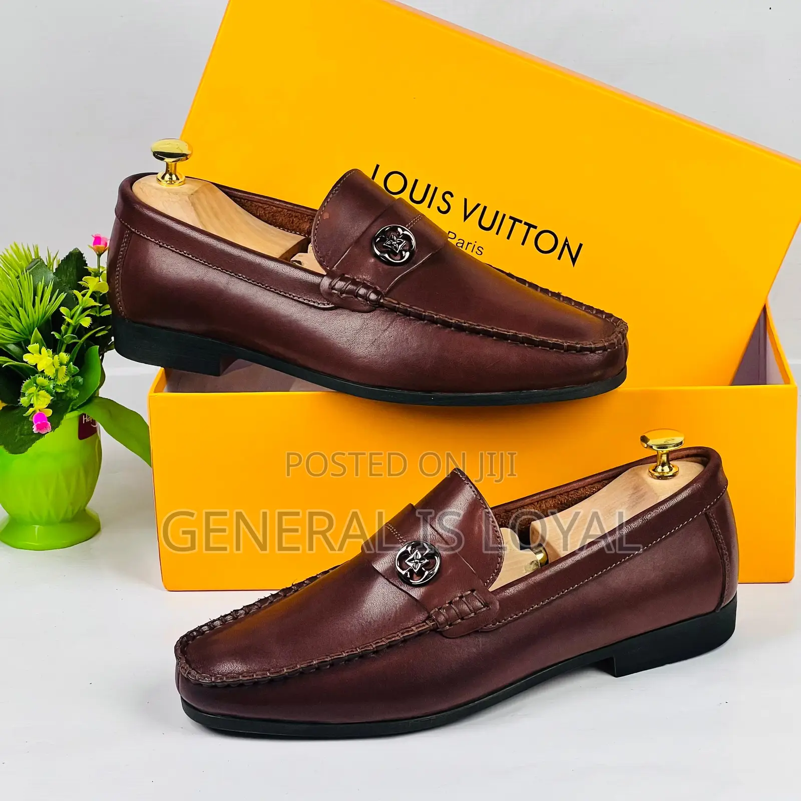 Louis Vuitton Brown Loafers Men’S Shoe