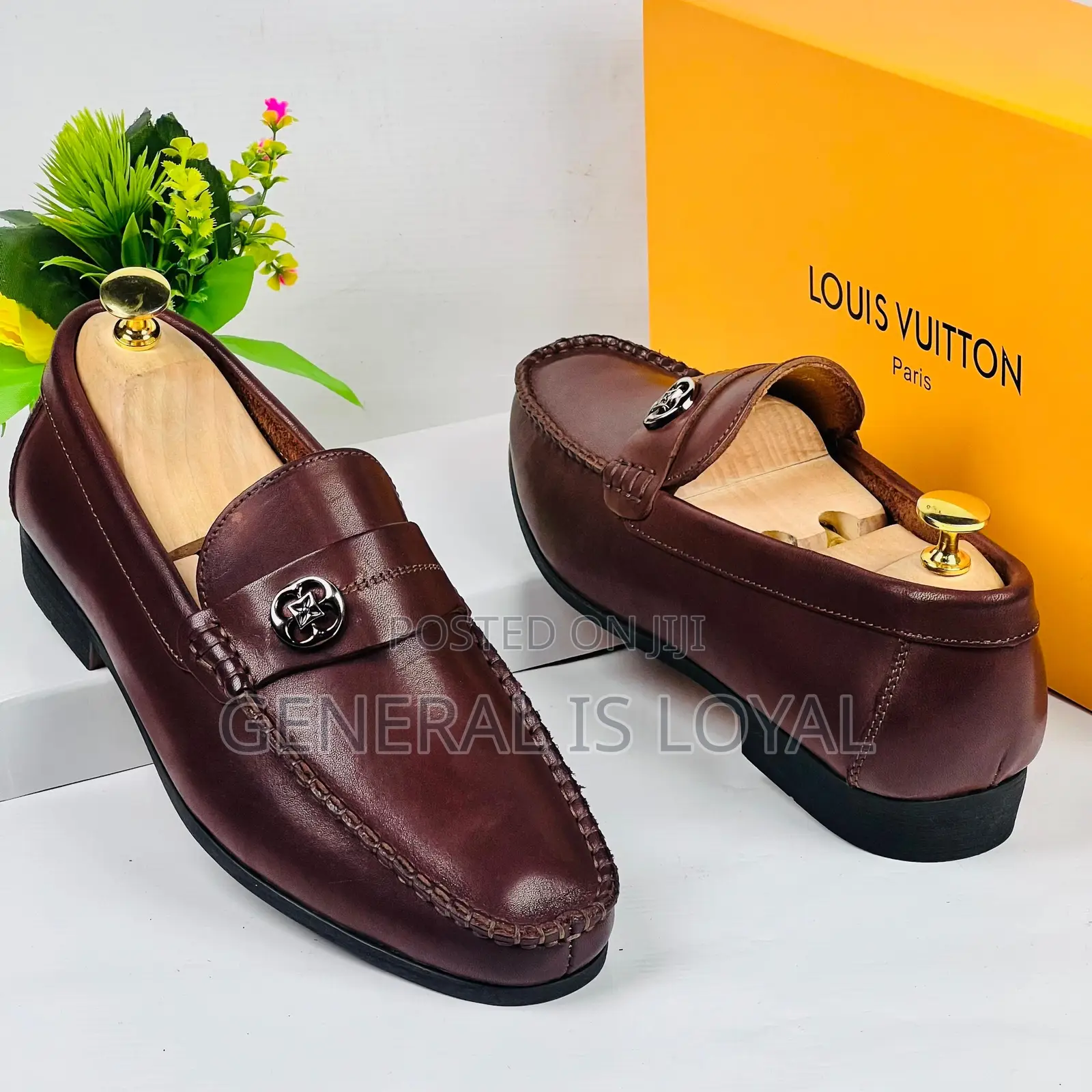 Louis Vuitton Brown Loafers Men’S Shoe