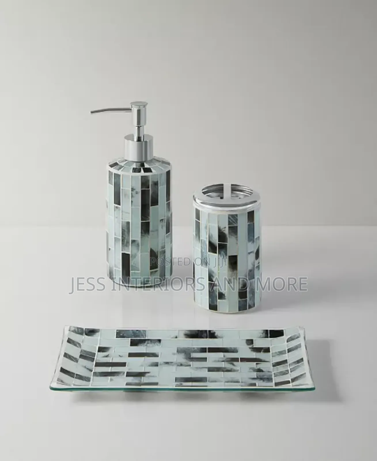 Mosaic 3-Pc. Bath Accessory Set
