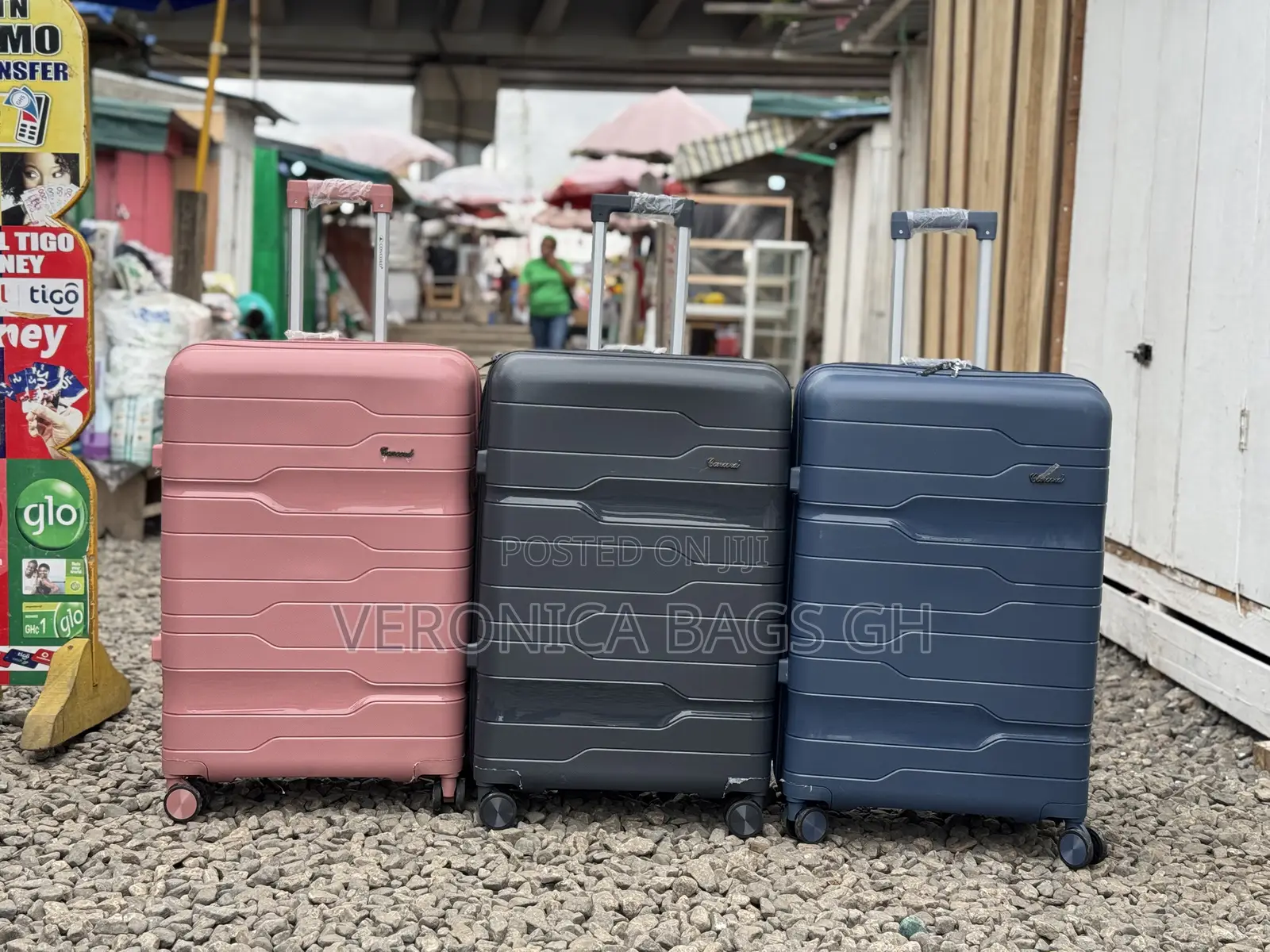 Durable Pp Suitcase Large Size Unbreakable