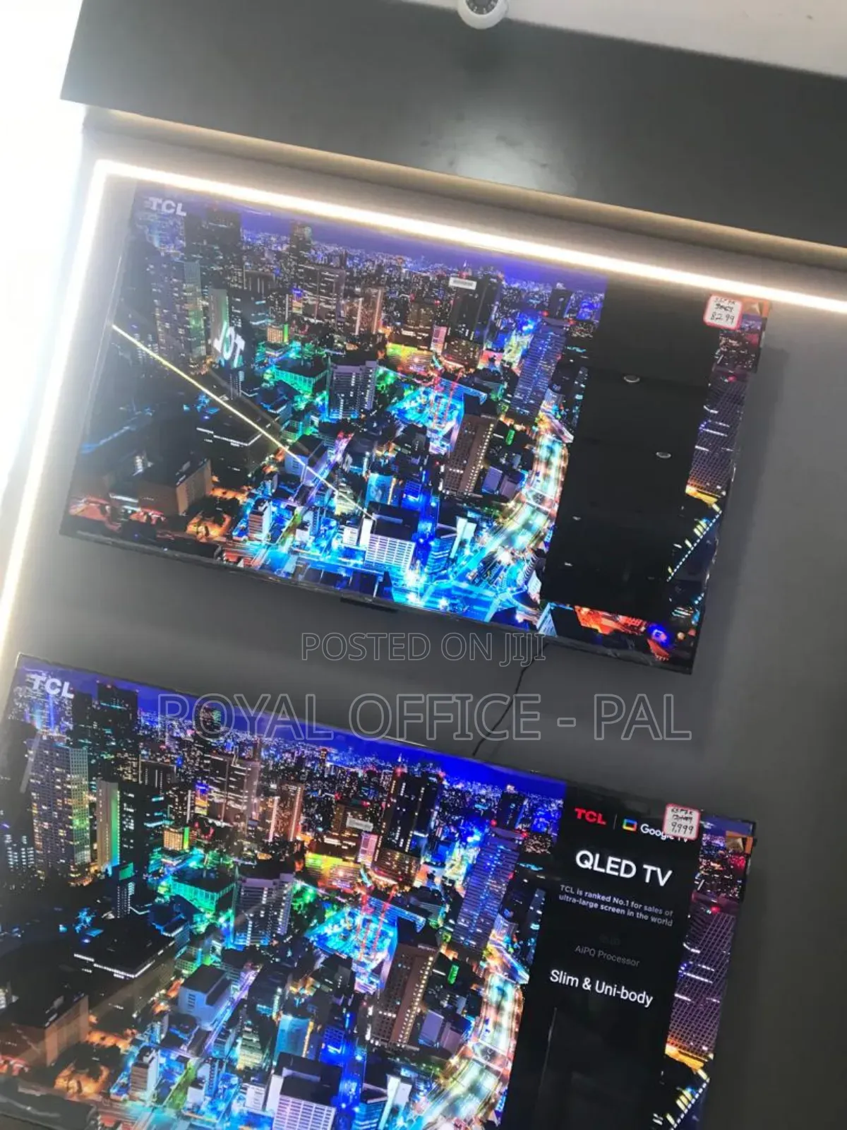 Sleek Black TCL Promo Qd- Mini Led 65 Inches Television