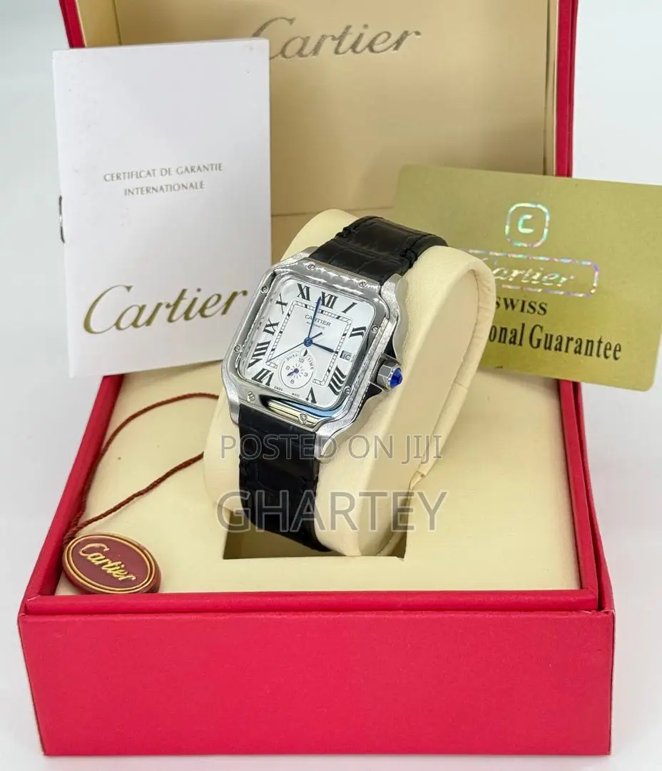 Premium Leather Mechanical Cartier Watch
