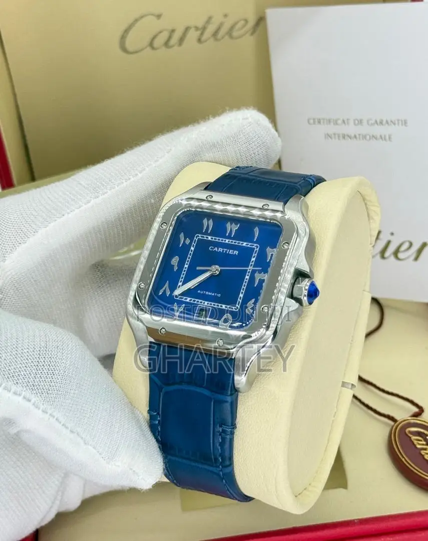 Premium Leather Mechanical Cartier Watch