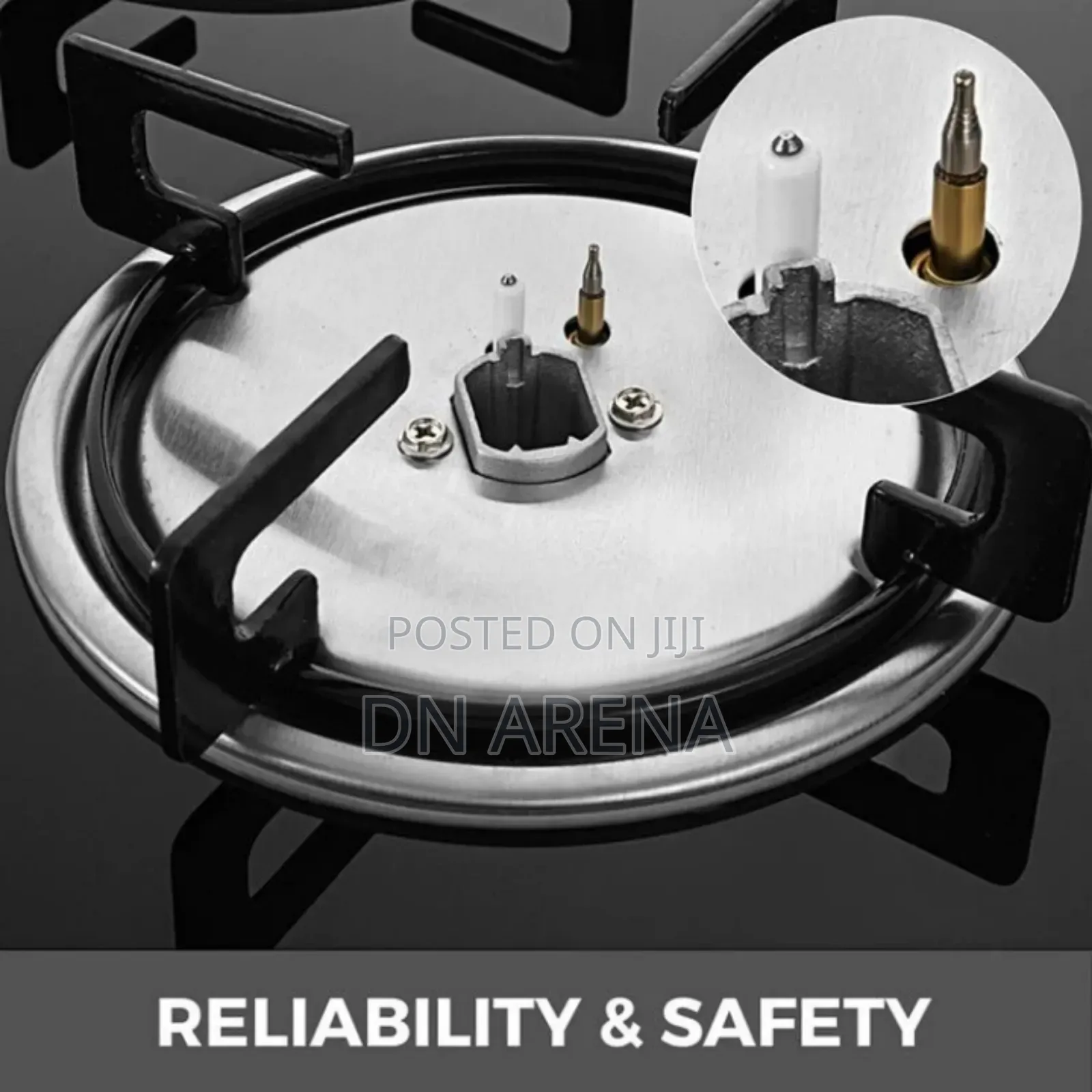 LPG Gas Stove Cooktop With 4 Burners Built-in Gas Hob