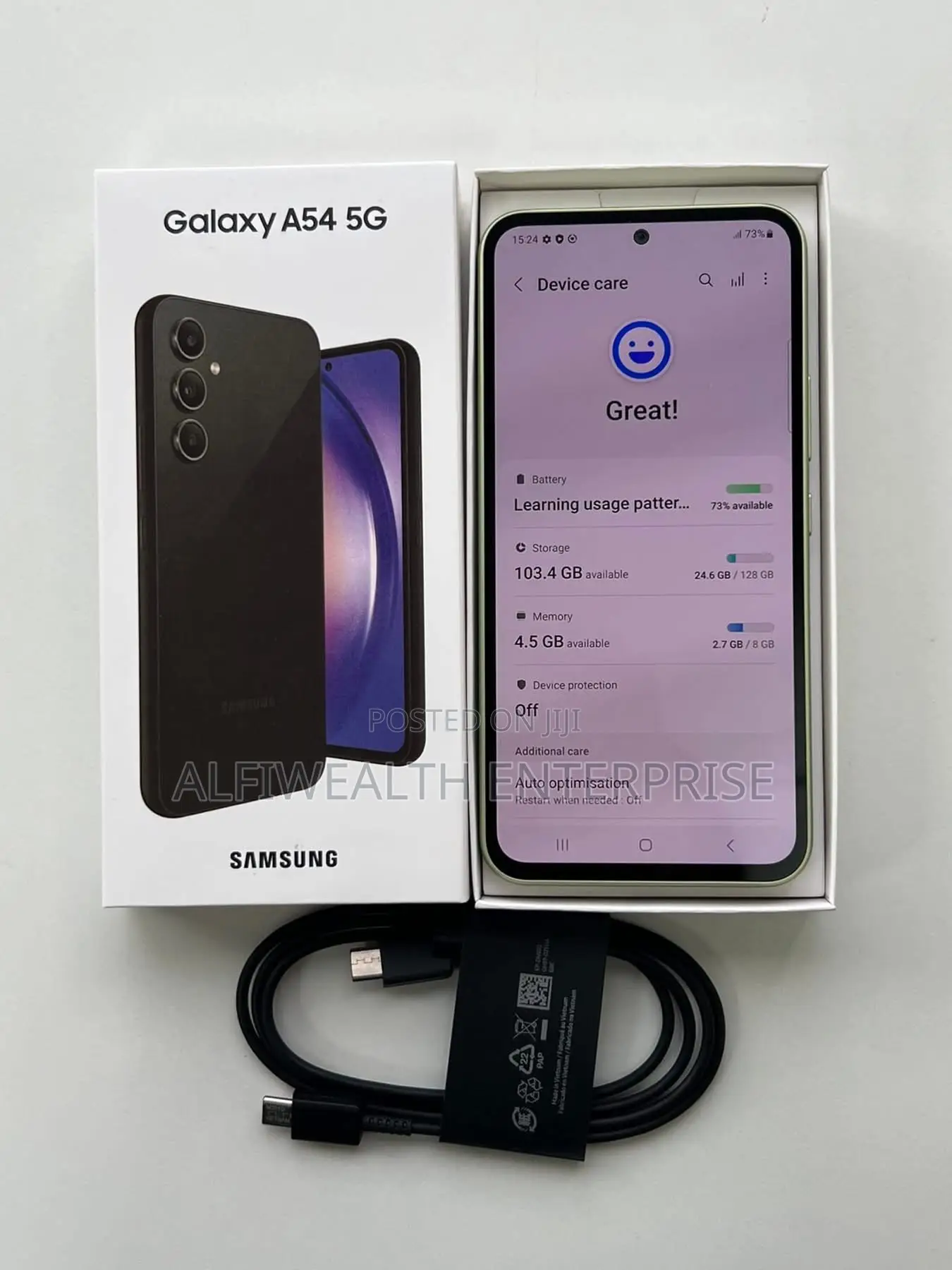 New Samsung Galaxy A54 128 GB Green