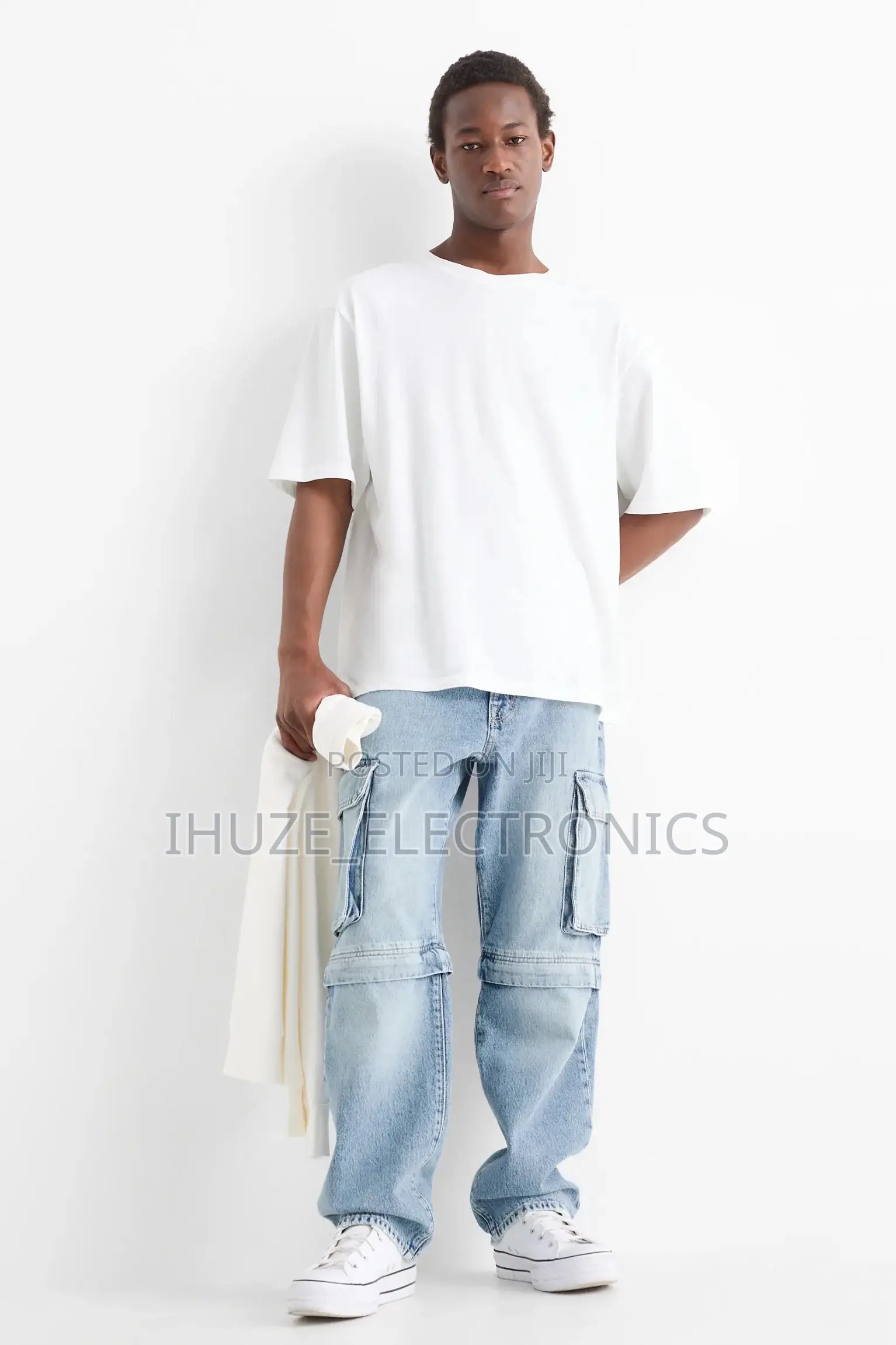 Denim Cargo Jeans From Us (Waist 30/Length 32)
