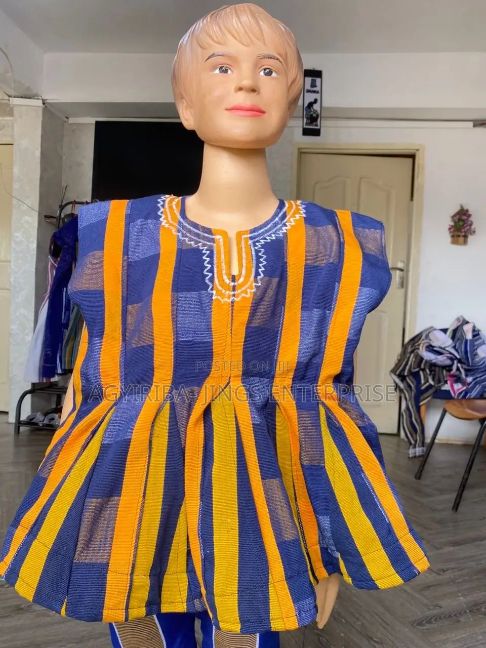 Kids Sleeveless Smock