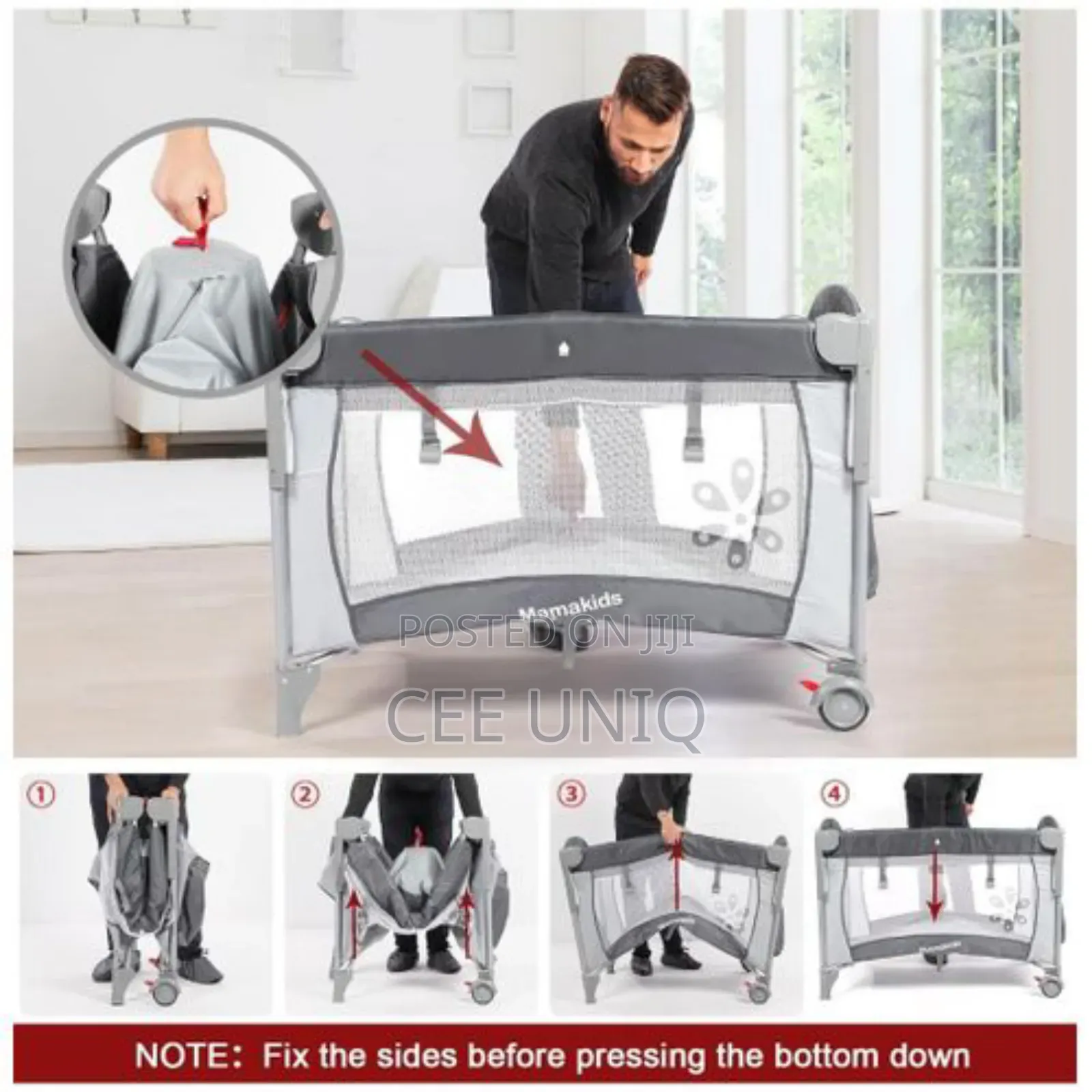 Mamakids 5-in-1 Baby Bedside Crib