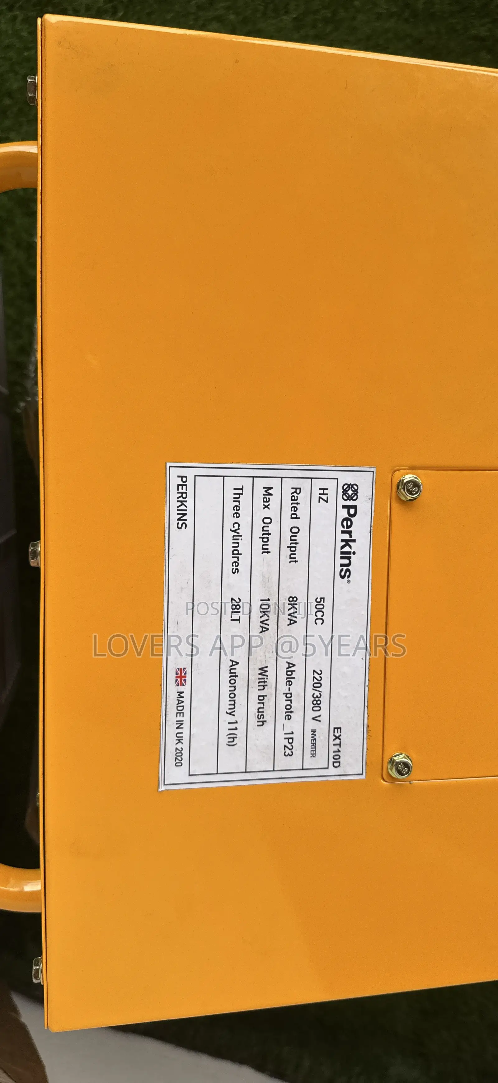 10kva-10000wax Silent Generator (5year Warranty )