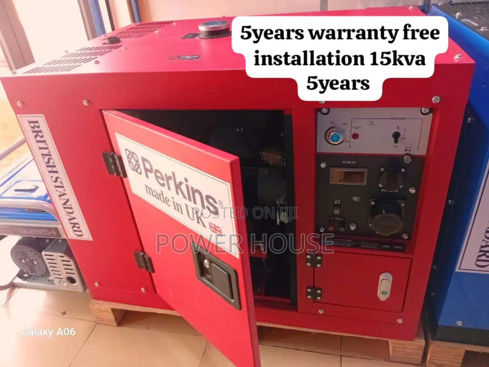 Tower Onyx 15kva 16500watts Diesel Perkins Generator