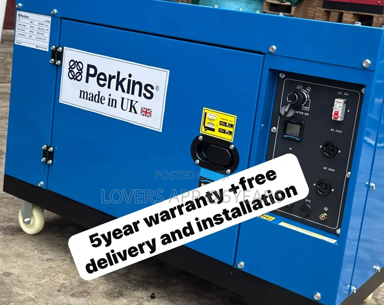 Perkins 18kva Power Five Air Condition With 18kva Generator