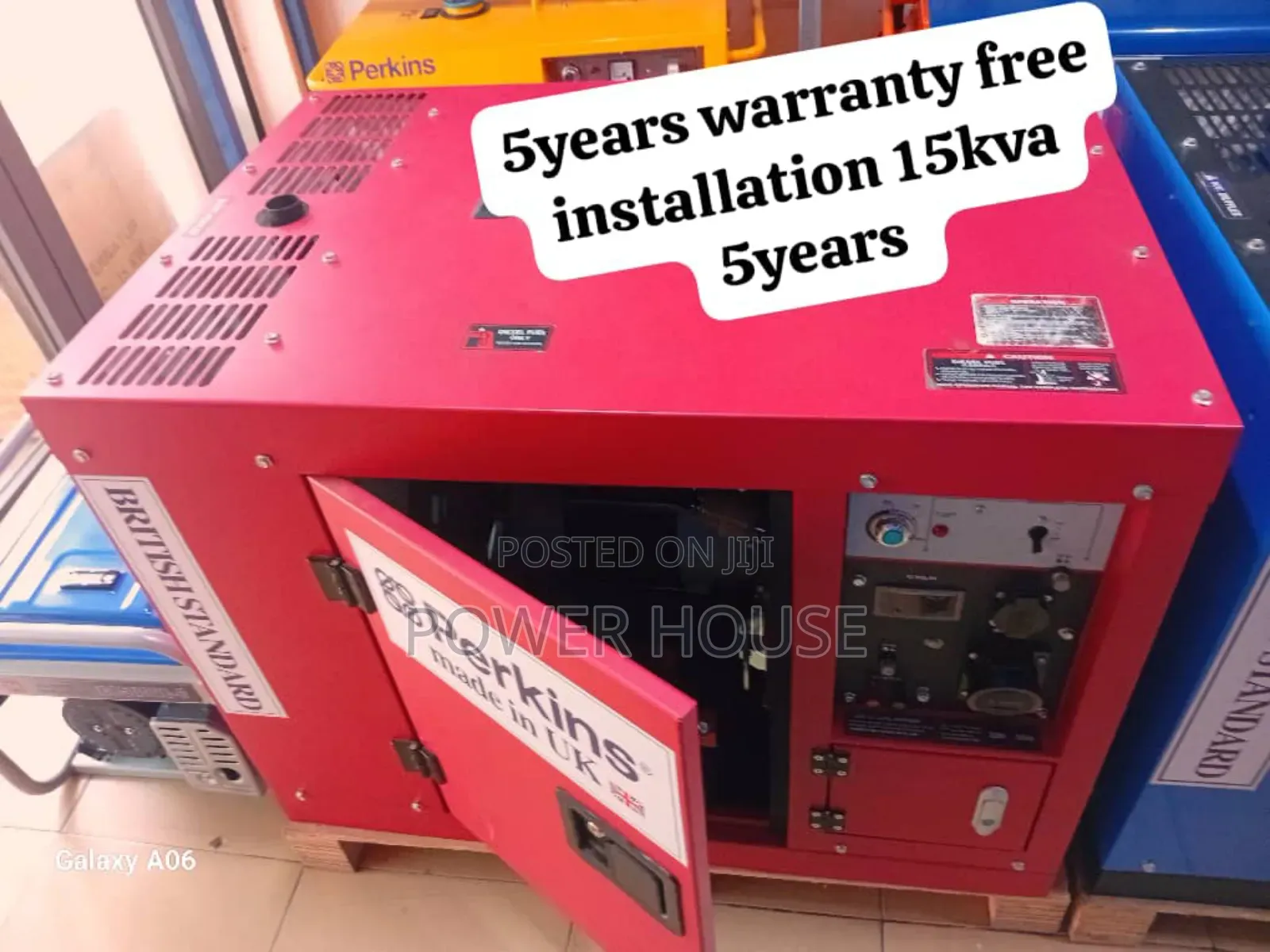 Tower Aurora 15kva 16500watts Diesel Perkins Generator
