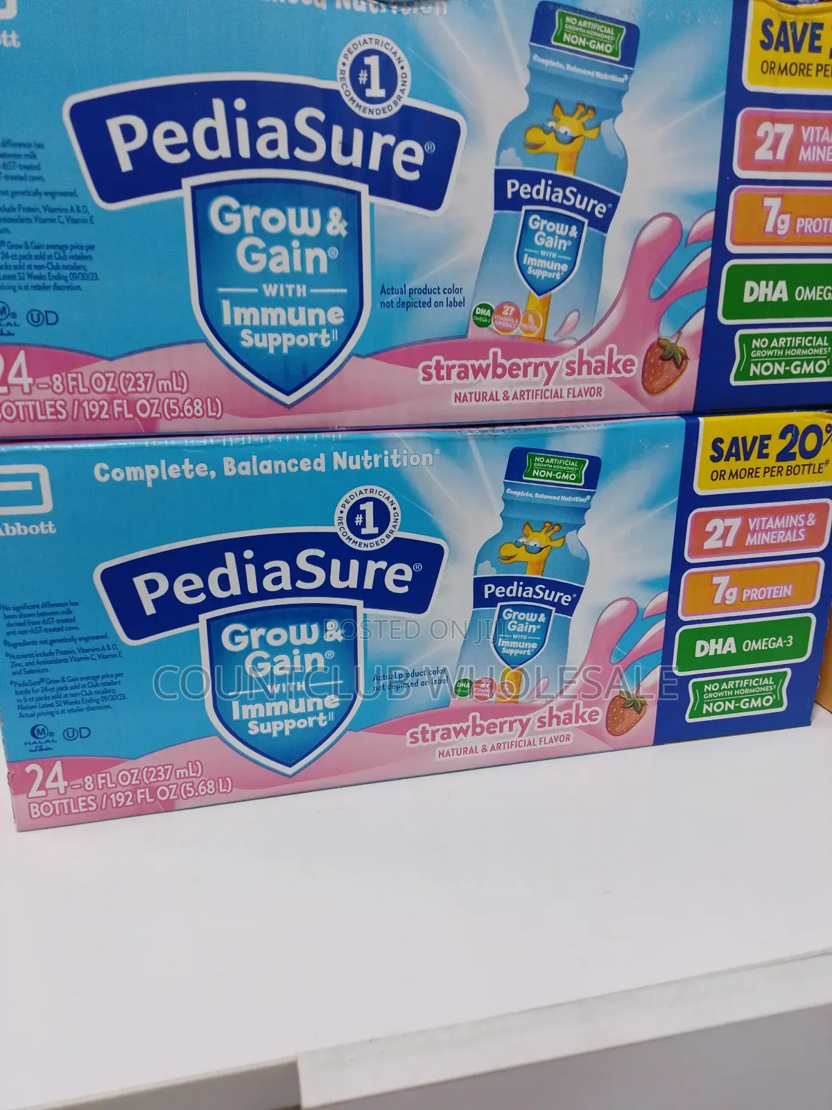 Pediasure Vanilla/Strawberry Shake