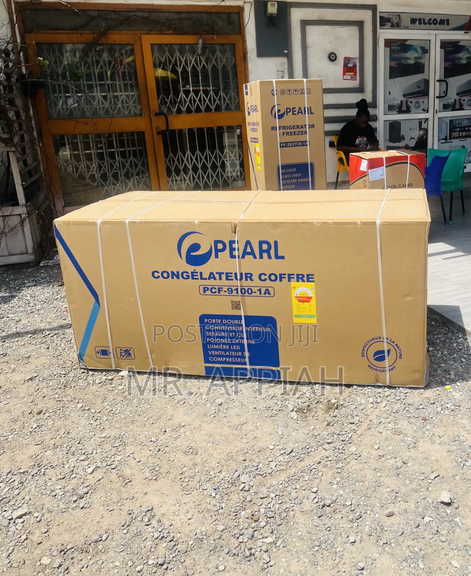 Shop Wonderful Pearl PVC 9100-1a 2 Door Electric Freezer.