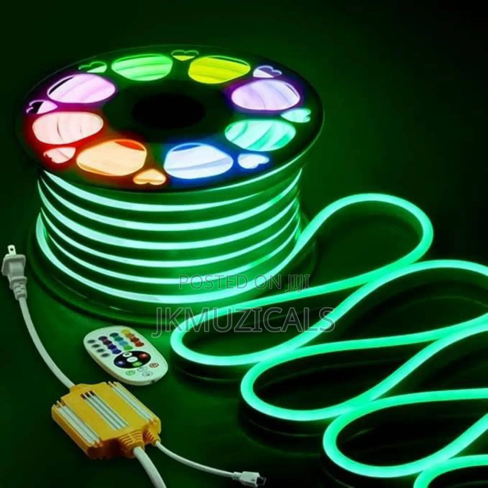 Neon Strip Light _ Rgb_ 100m With Remote