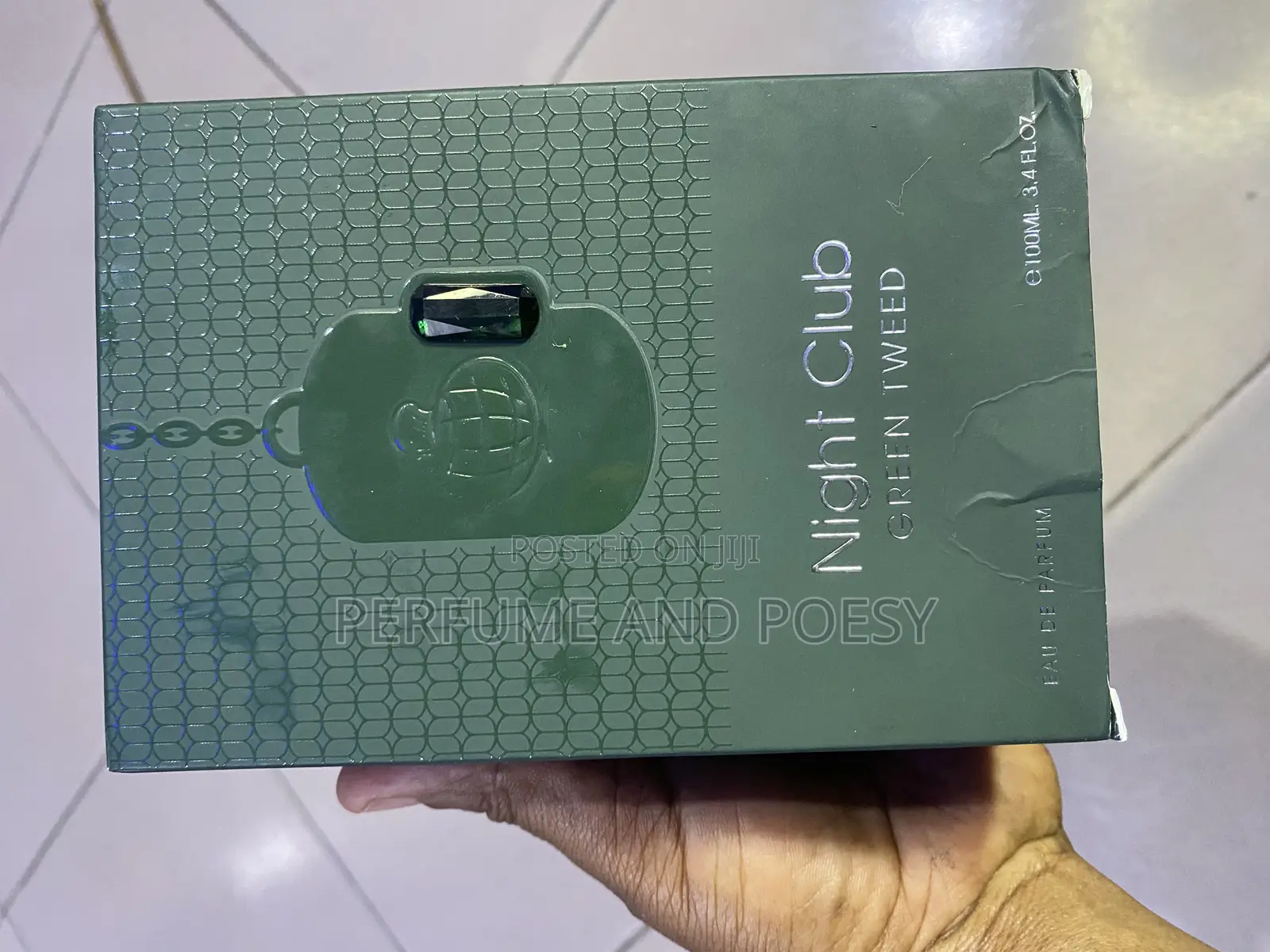Night Club Green Tweed