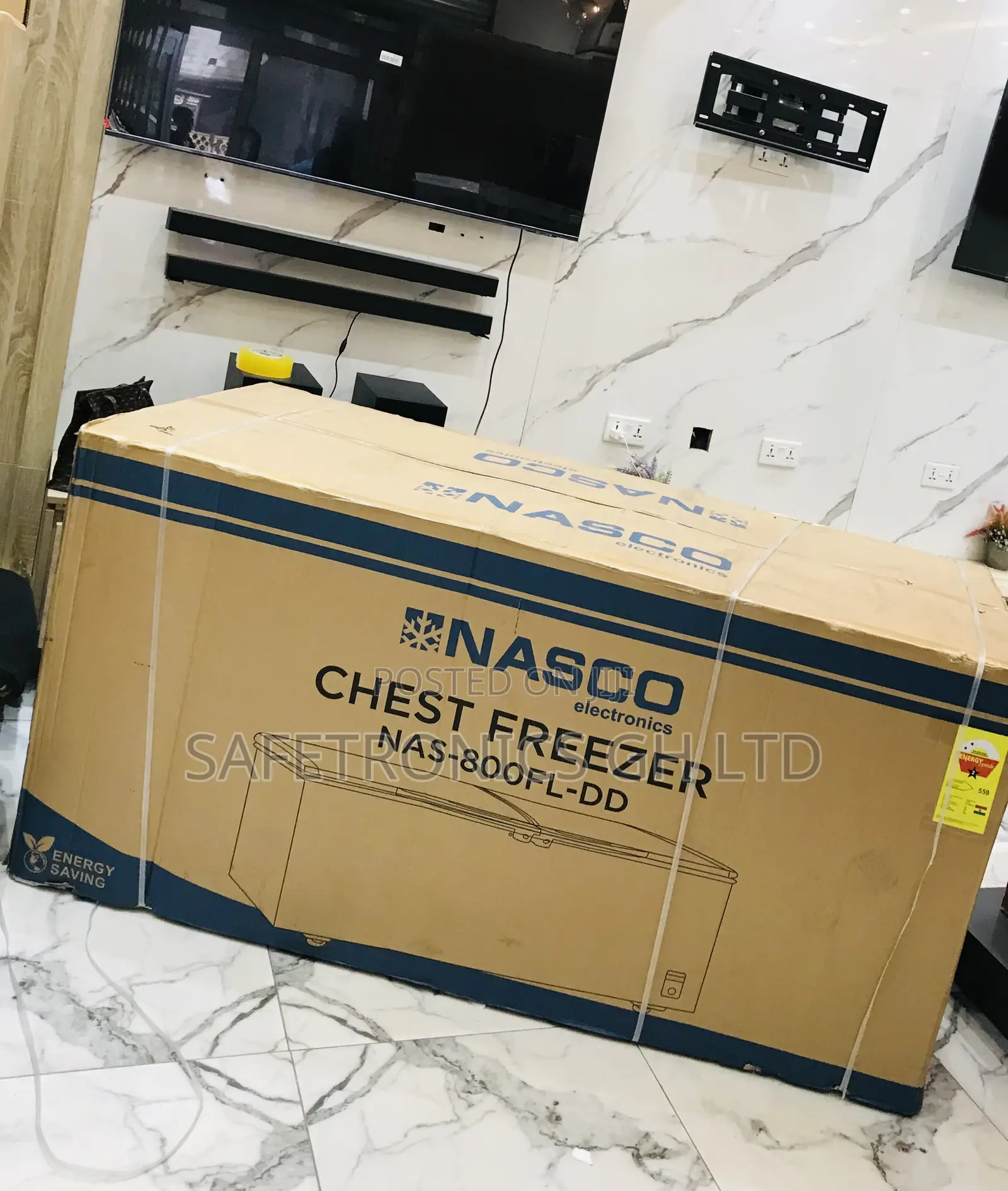 Super Fast Nas-800fl Doubledoor 600 Liters Grey Nasco Freeze