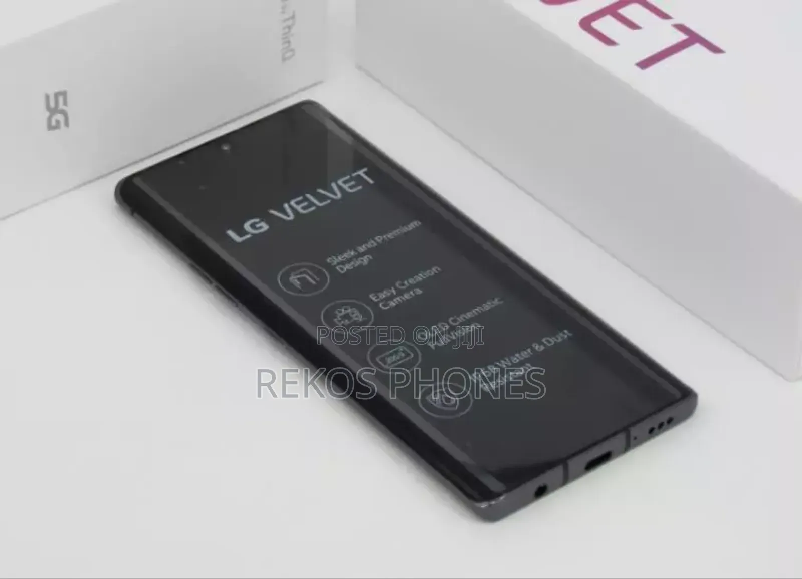 New LG Velvet 128 GB White