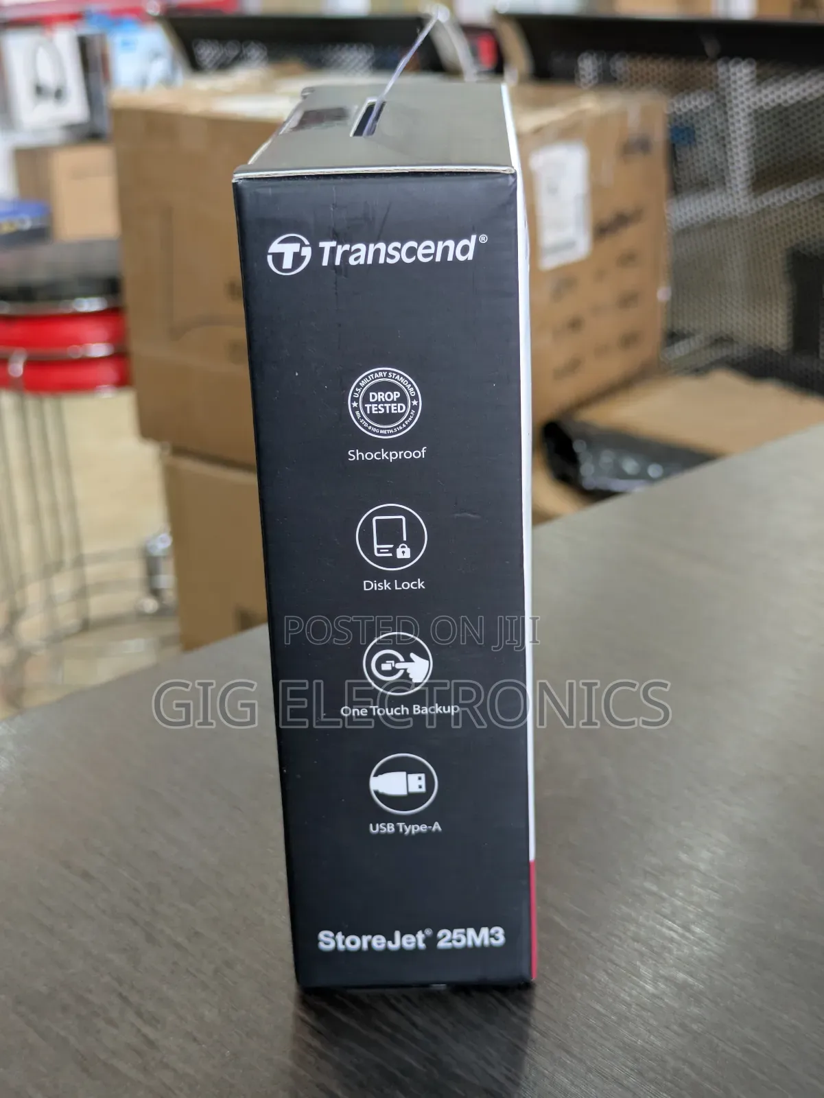 Transcend 1tb Usb 3.1 Storejet 25m3 Portable Hard Drive