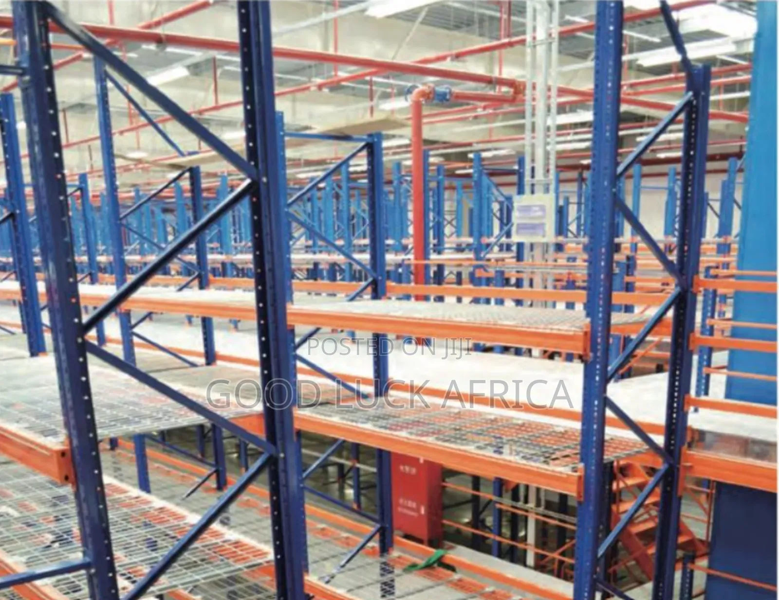 Racks H2500xd600mm Frame With Metal Mesh Shelves