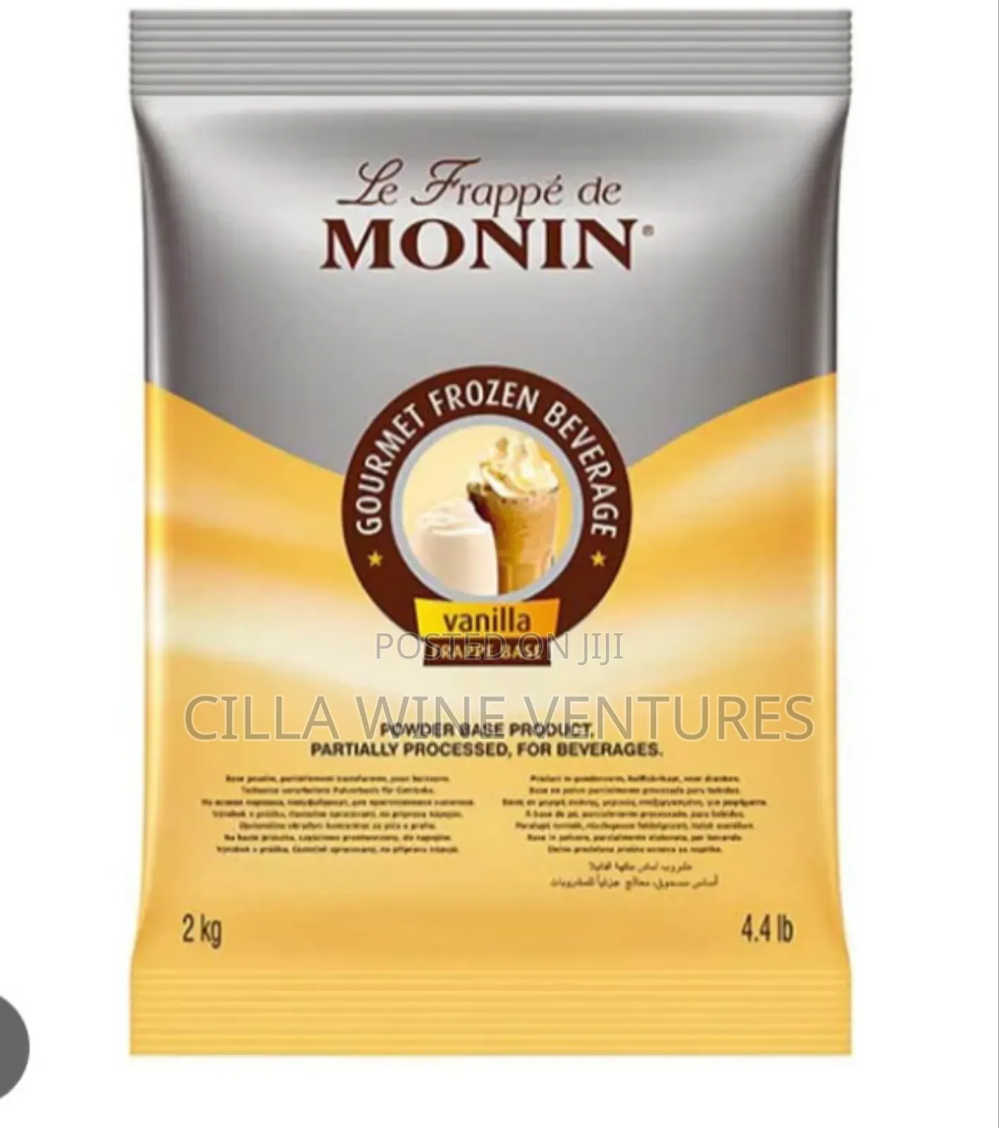 Monin Vanilla Frappe Powder 2kg