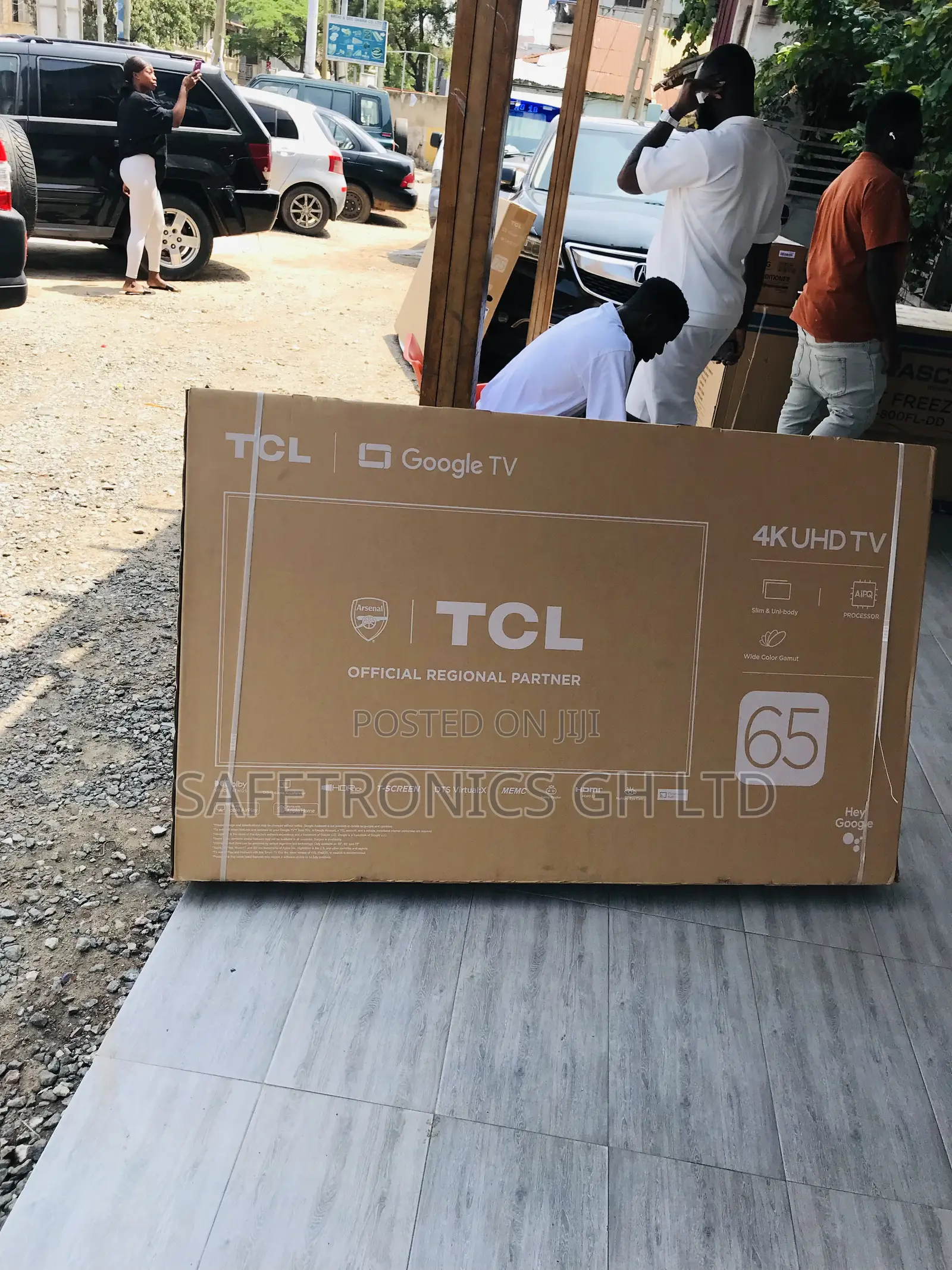 Correct Black Smart Led Uhd TCL P635 65 Inch Android Tv