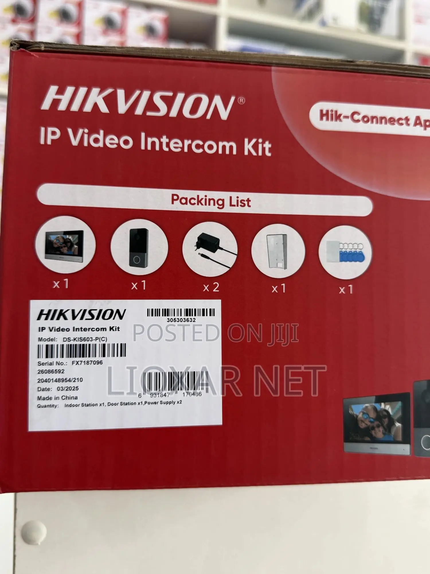 Hikvision Ip Video Intercom Ds-Kis603-P