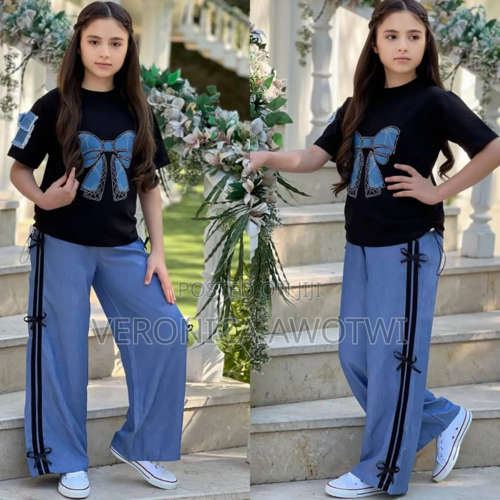 Blue 2 Piece Causal Wear