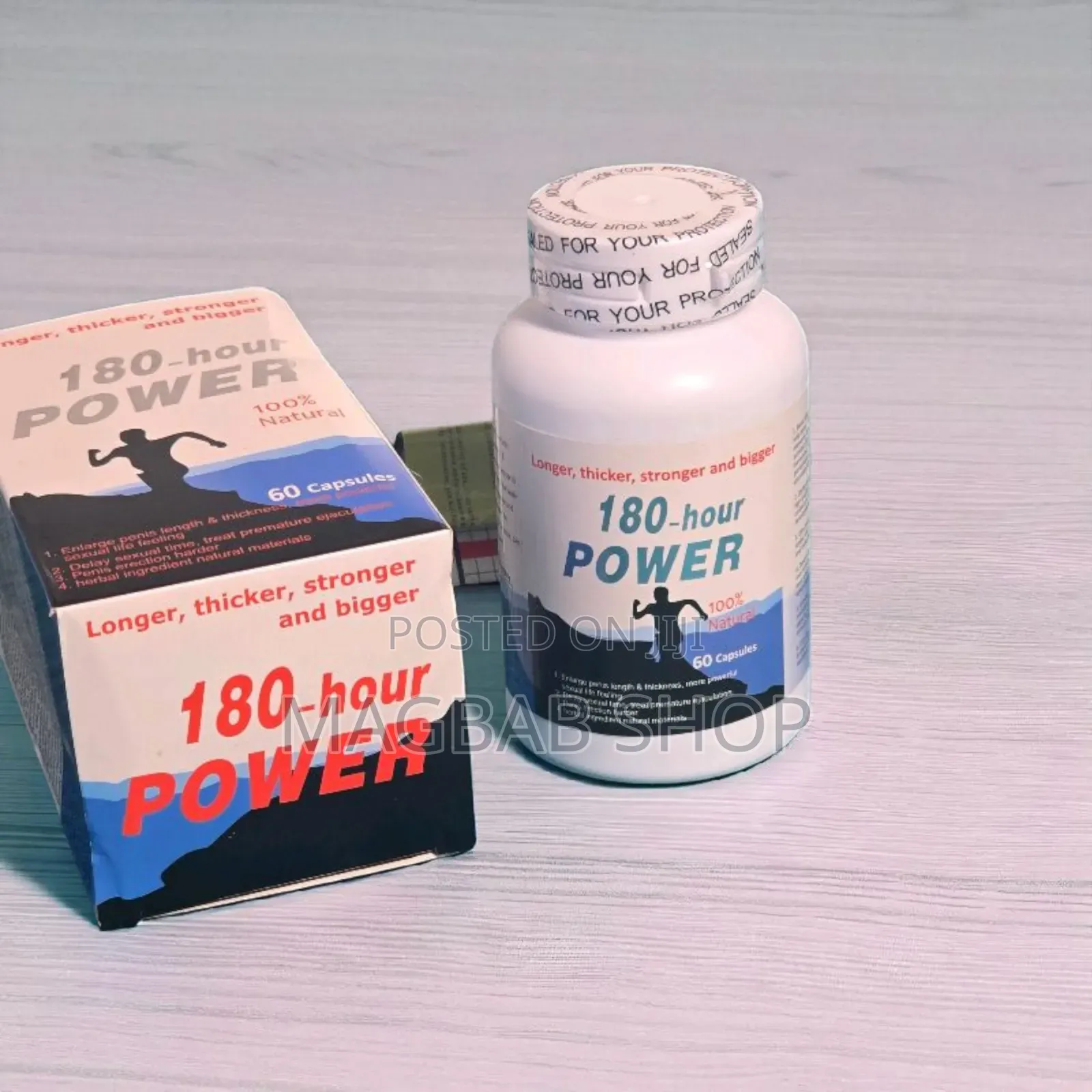 180 Hours Power Caps