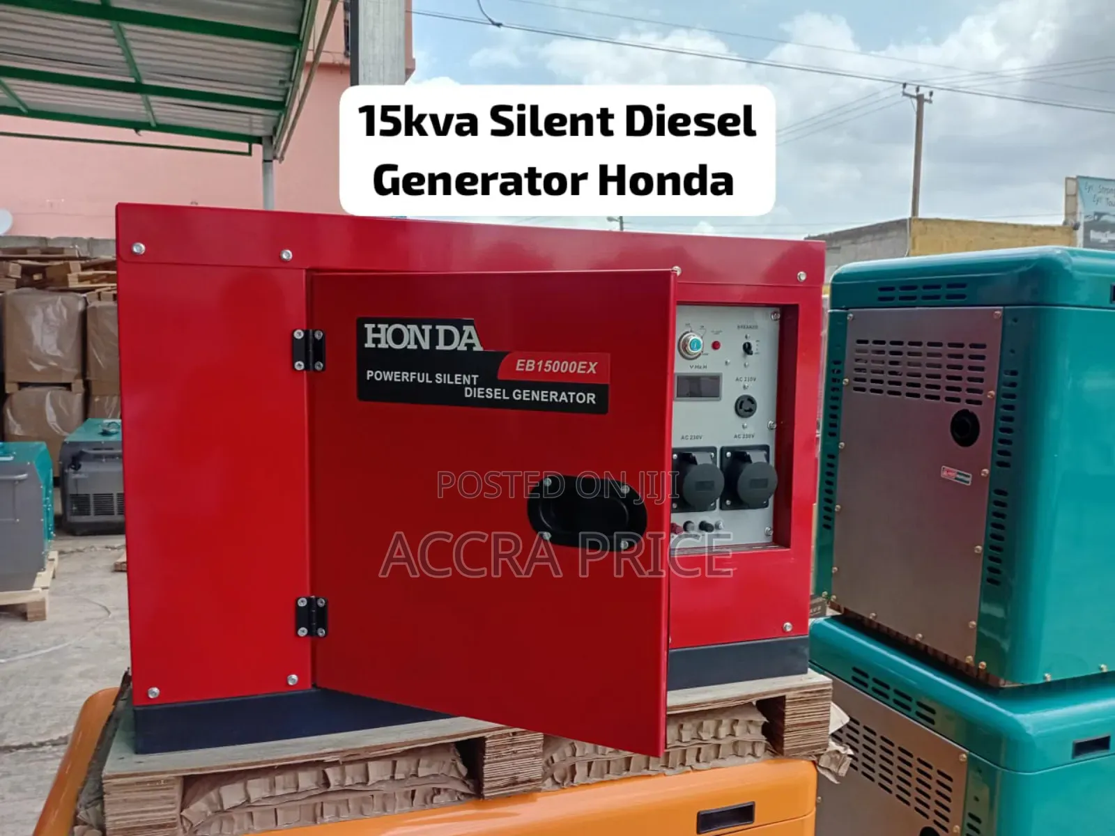 Honda 15kva Generator Set - Compact and Portable Power