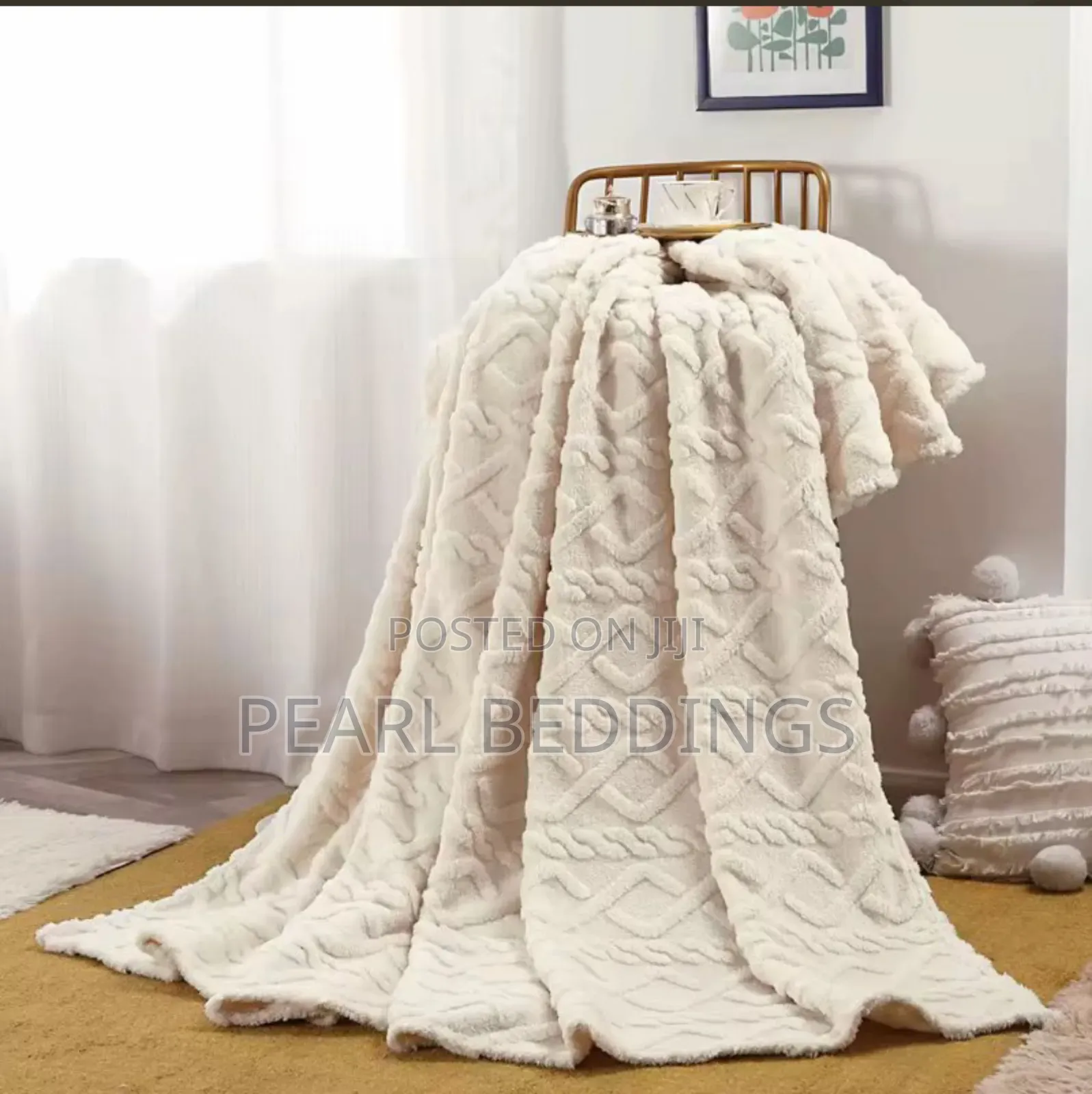 Premium Luxurious Quality Stripped Throw Blanket Available