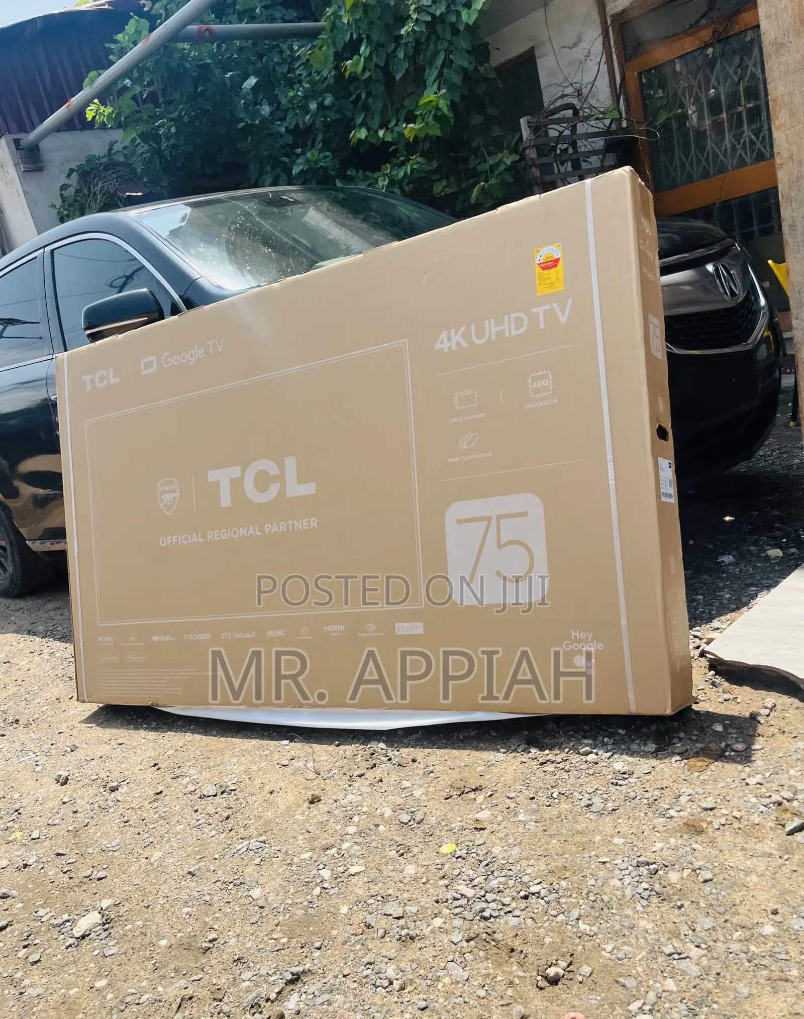 Check Out Original TCL 75” Uhd Smart Television(Black).