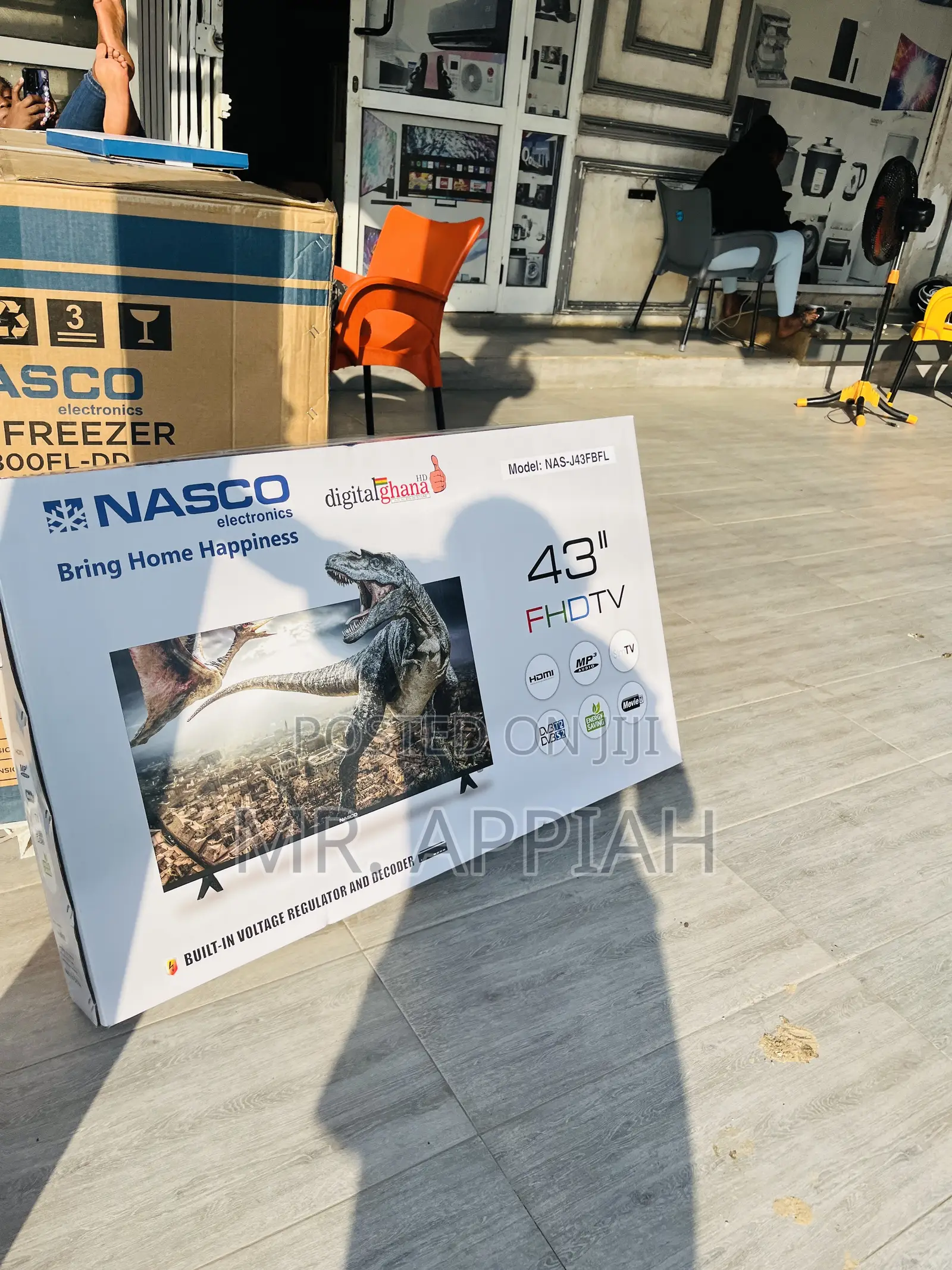 Check Out Affordable Nasco 43” Digital Television(Black).