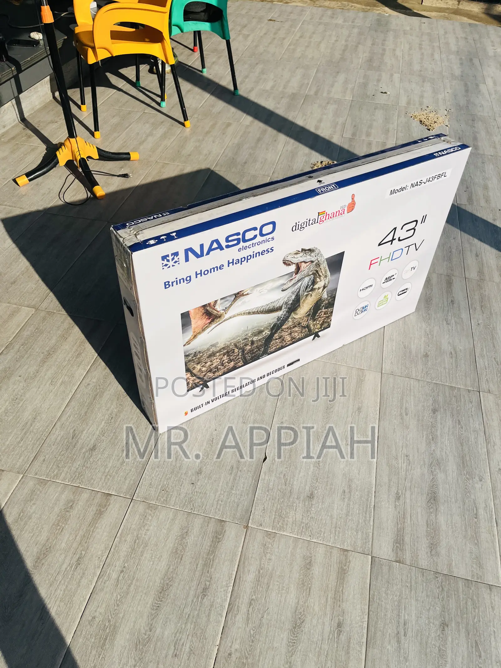 Check Out Affordable Nasco 43” Digital Television(Black).