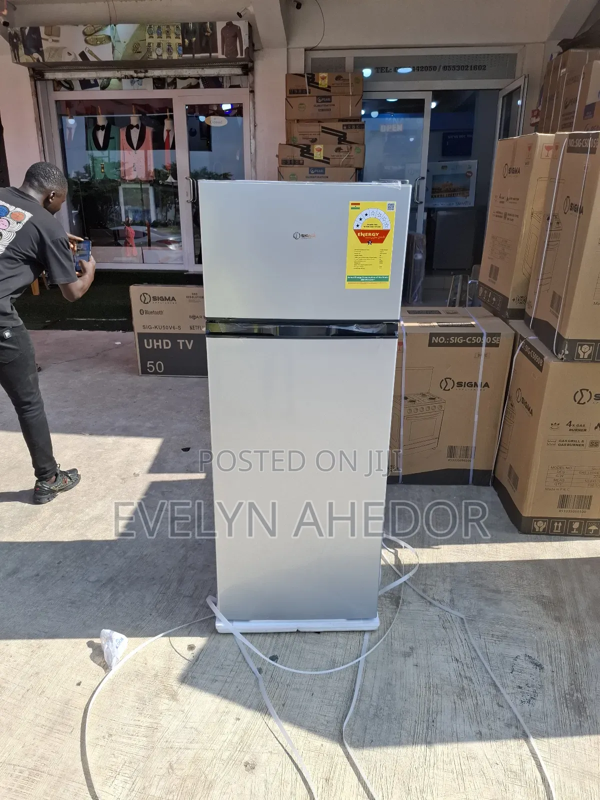 Sigma 207 Litres Top Fridges Double Door For Sale