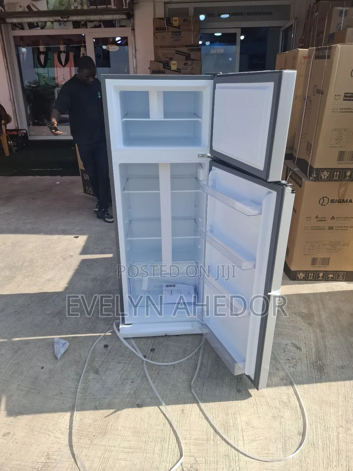 Sigma 207 Litres Top Fridges Double Door For Sale