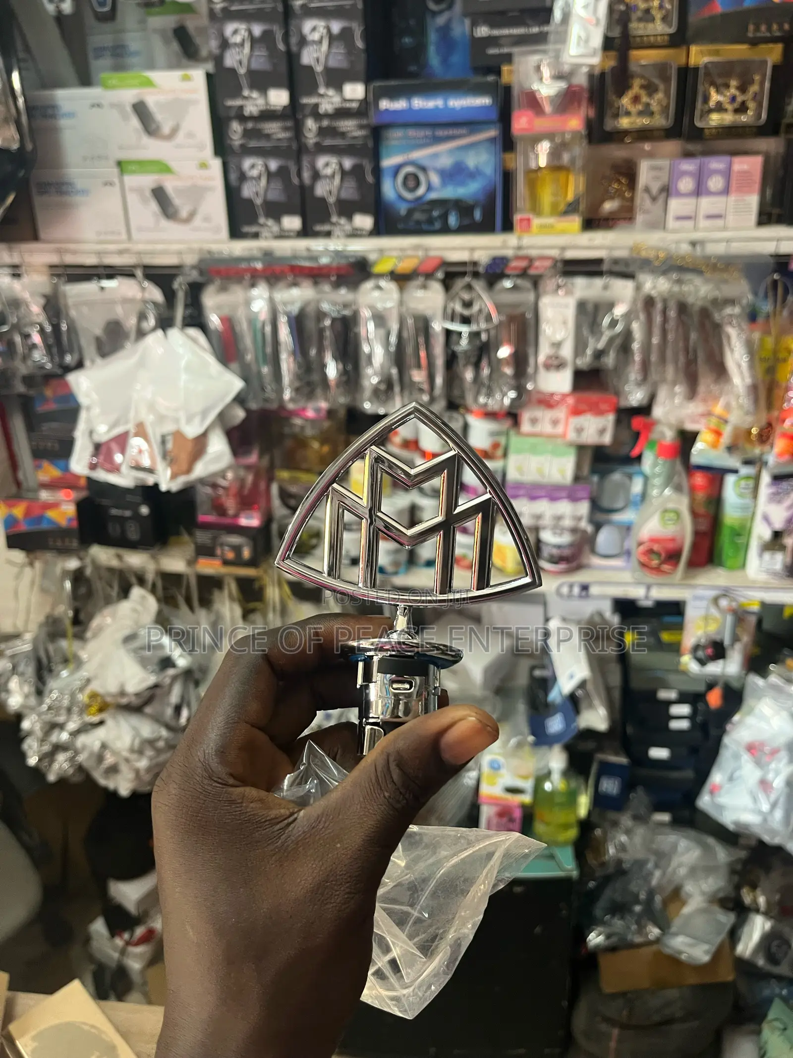 Mercedes Maybach Bonet Crown or Hood Crown