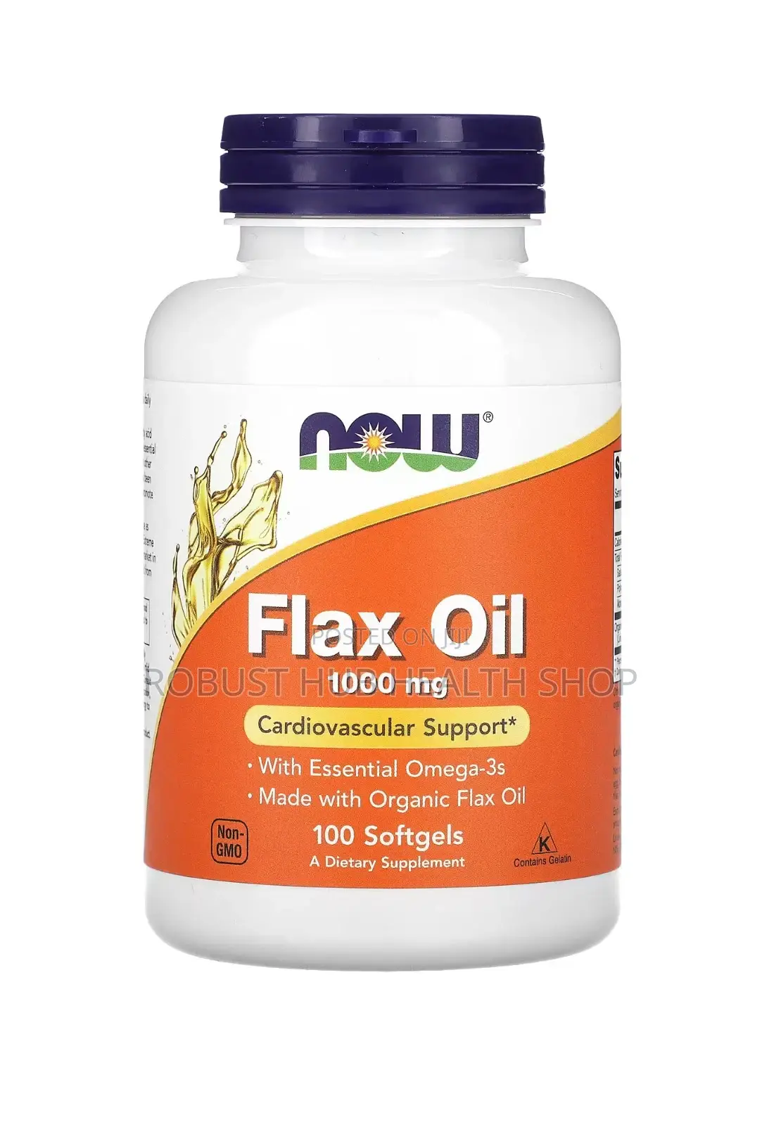 Now Foods Flaxseed Oil 1000mg