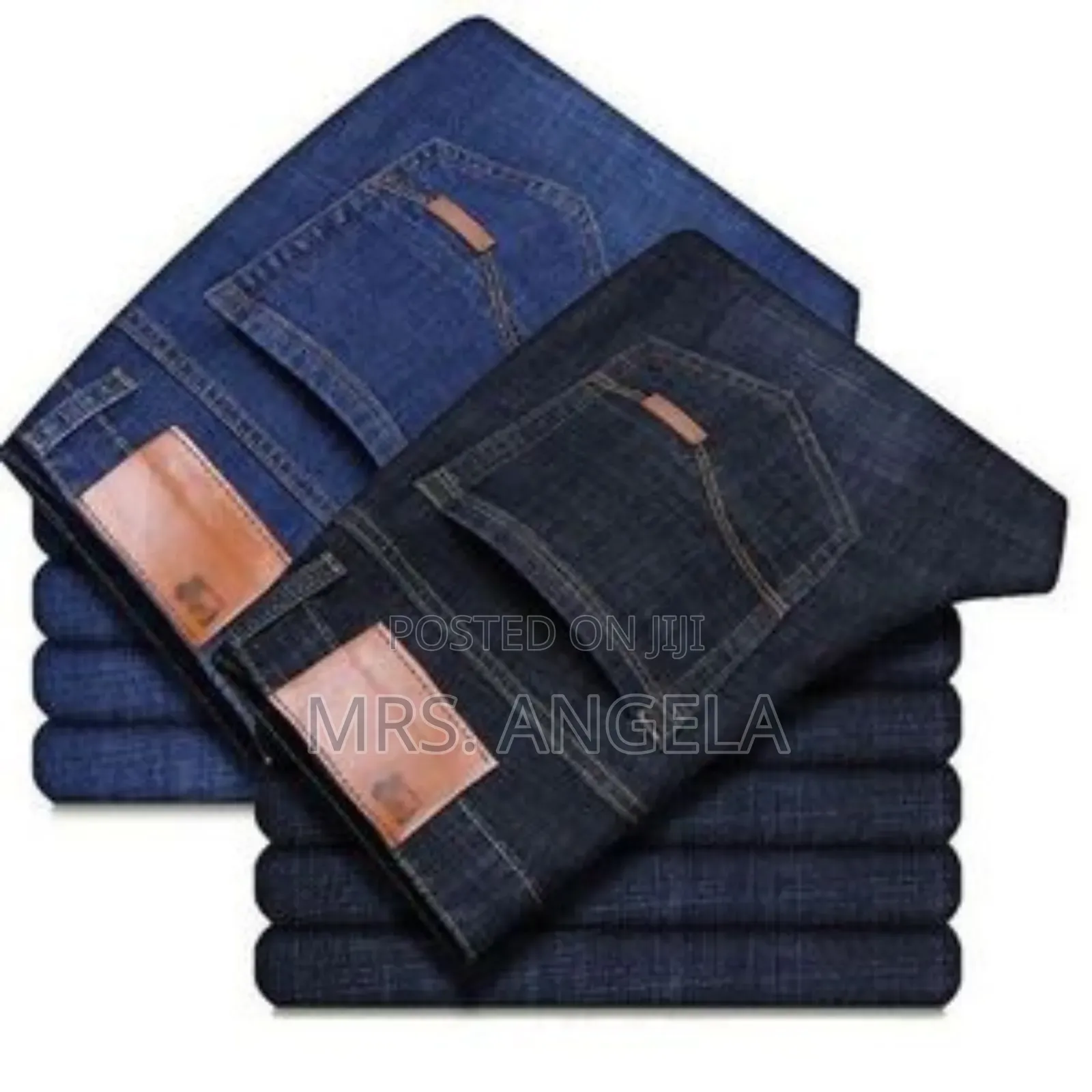 Straight Blue Jeans for Men