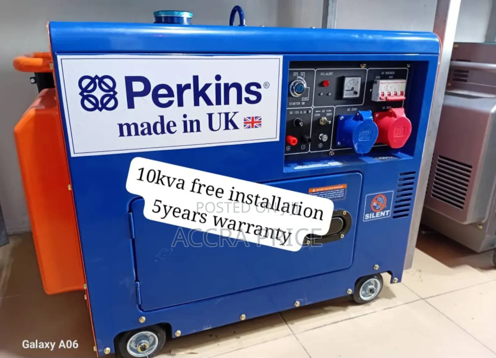 Energy Efficiency Perkins 10kva Diesel 13000watts Diesel